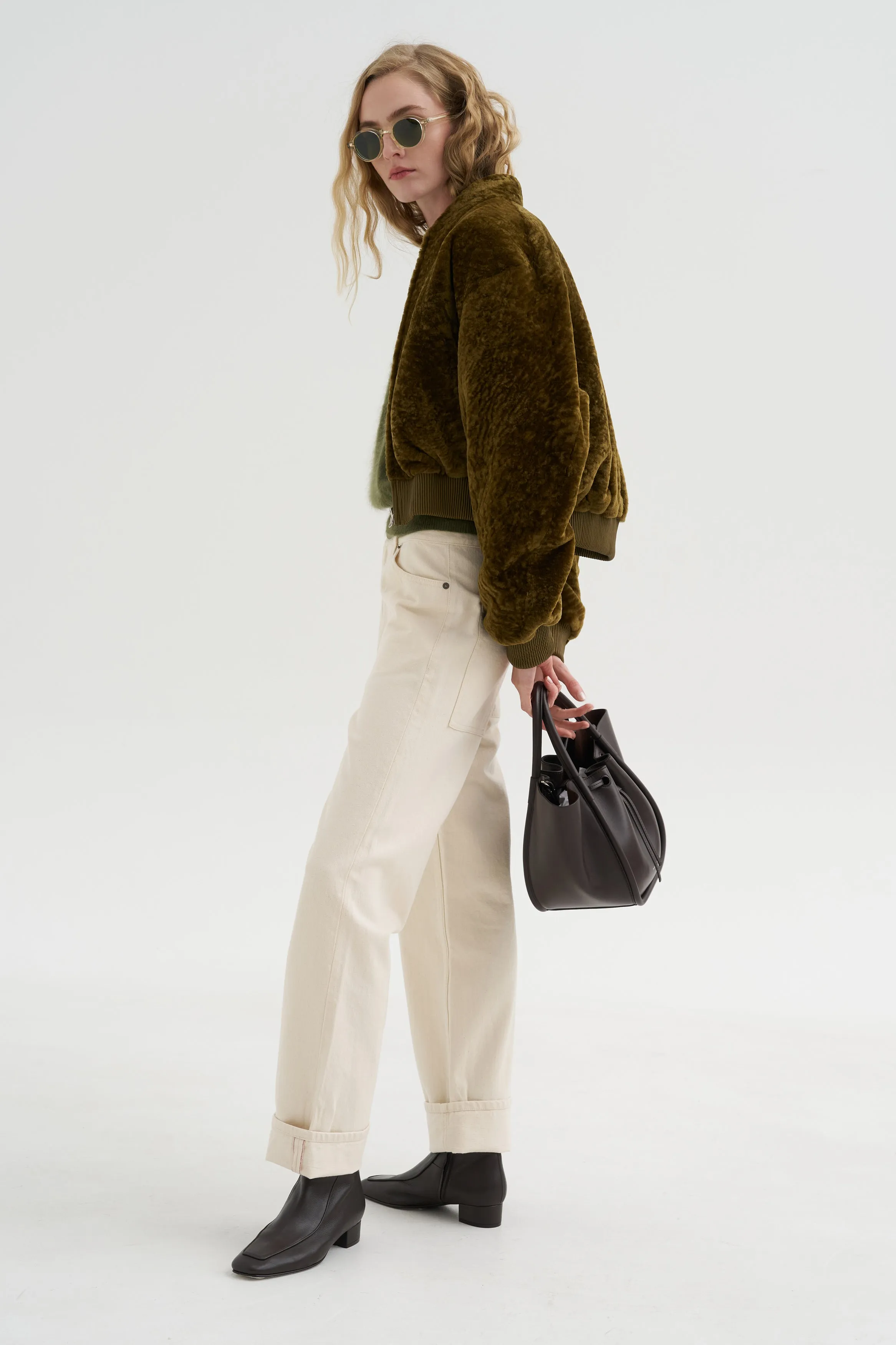 Azra - Astragan, Dark Olive sold by Kick Pleat product image thumbnail 2