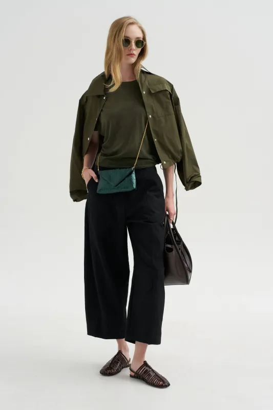 Tight Waist Tee, Washed Olive made by R13