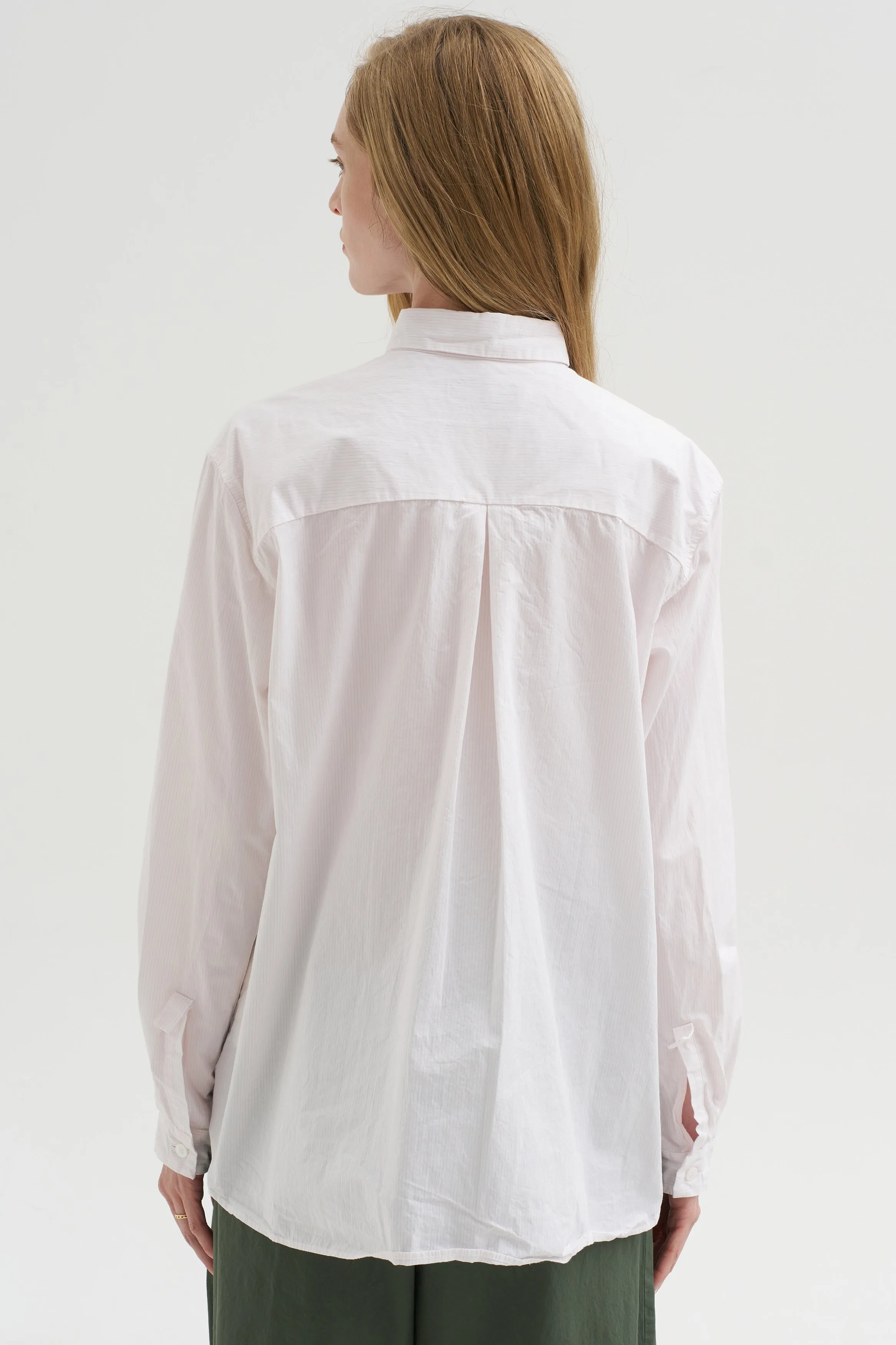 Loose Tyrol Shirt, Pink Stripe sold by Kick Pleat product image thumbnail 4