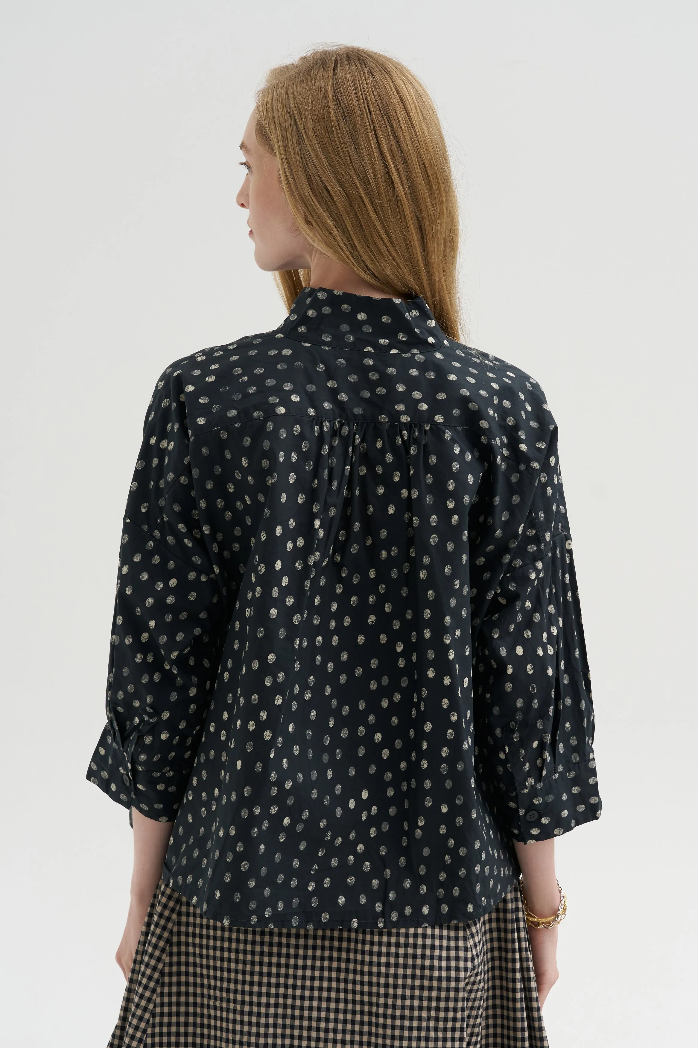 Claudia Shirt, Pois sold by Kick Pleat product image thumbnail 4