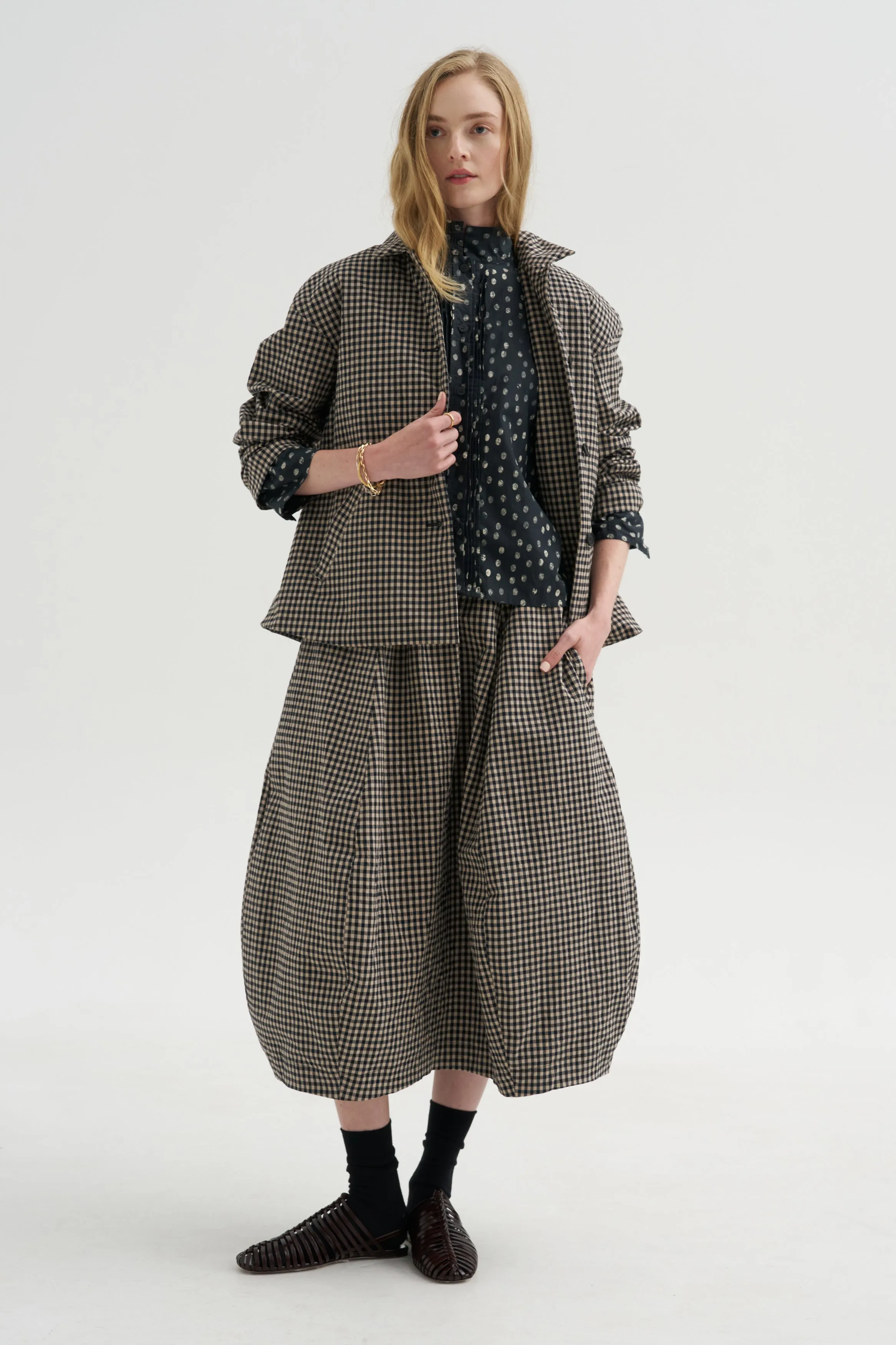 Claudia Shirt, Pois sold by Kick Pleat product image thumbnail 5