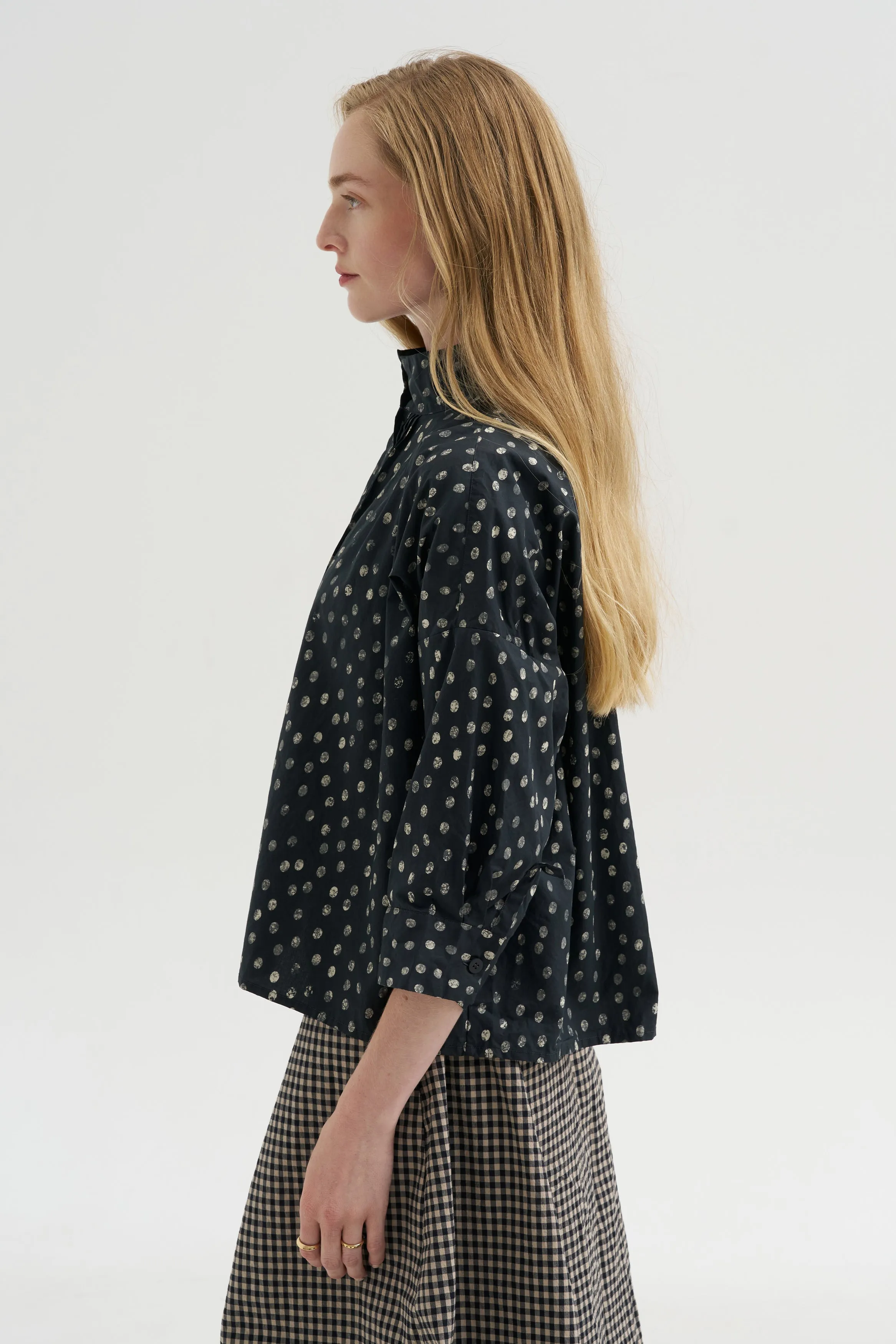 Claudia Shirt, Pois sold by Kick Pleat product image thumbnail 3