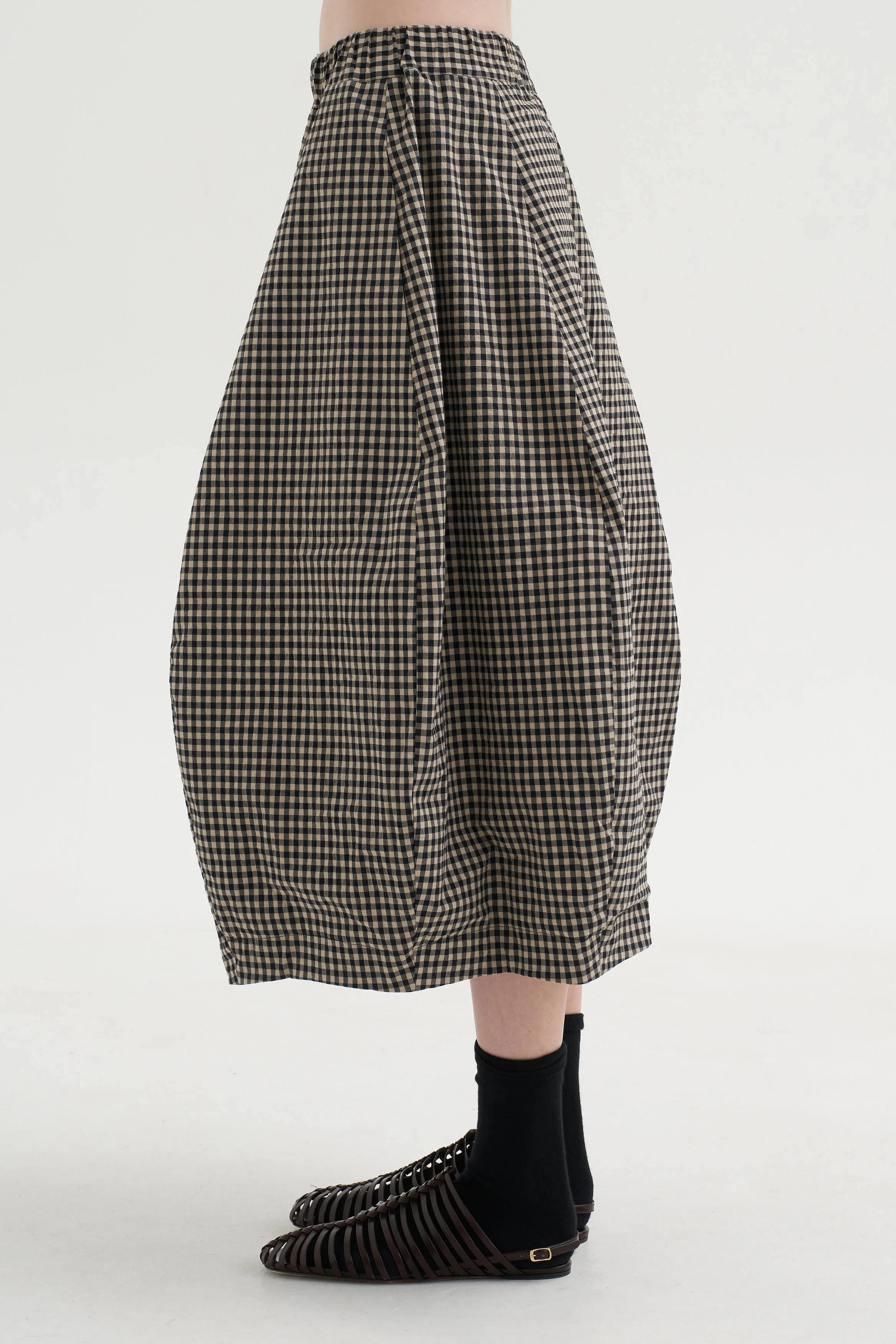 Carla Skirt, Check sold by Kick Pleat product image thumbnail 3