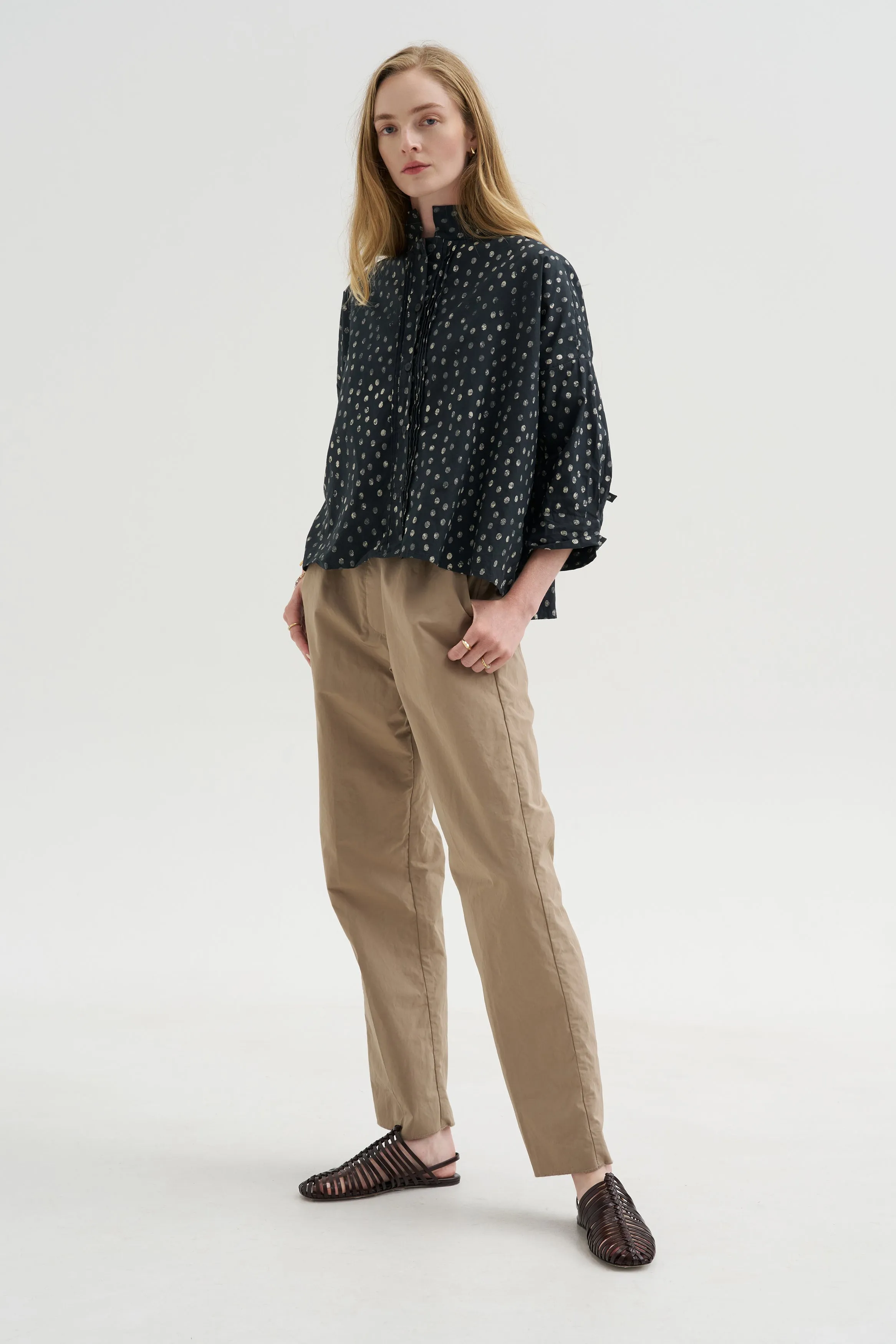 Silvy Pants, Camel sold by Kick Pleat product image thumbnail 5