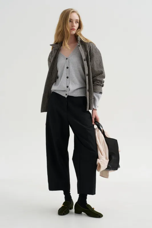Sandra Pants, Black Stripe made by Bergfabel