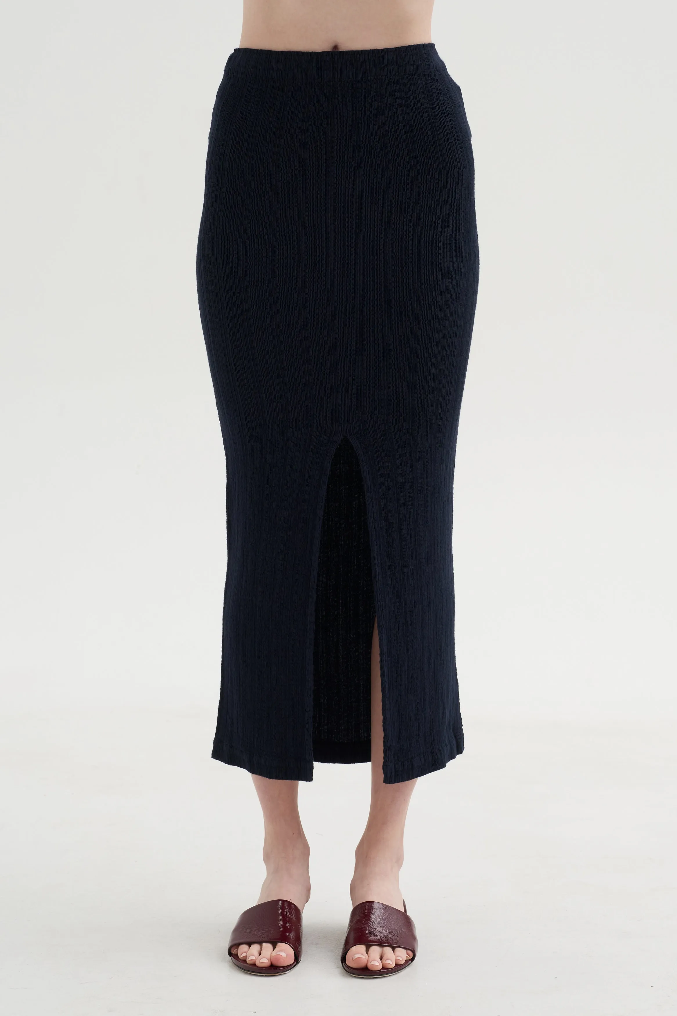 Rill Skirt, Dark Navy sold by Kick Pleat product image thumbnail 2