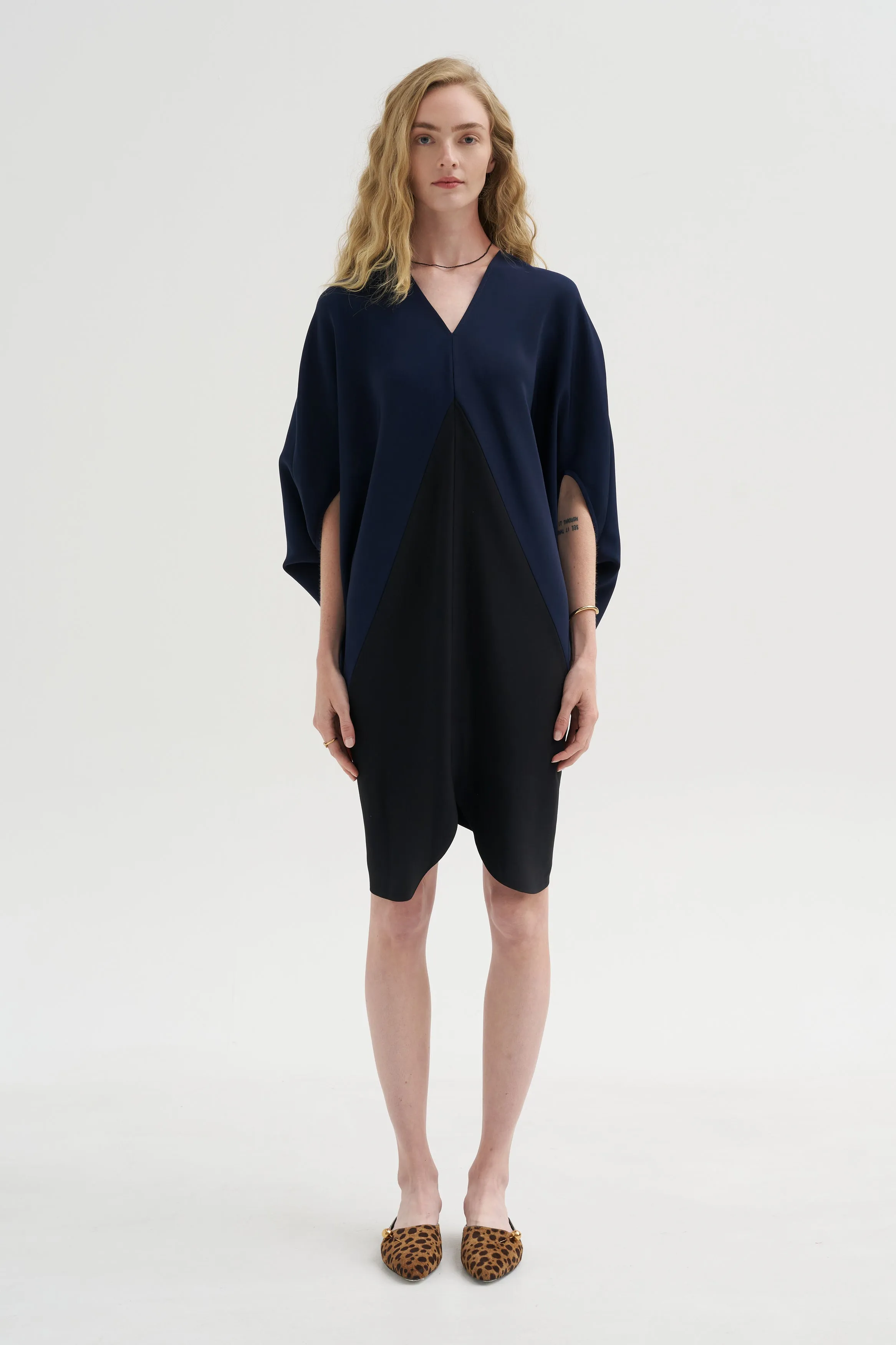 Koya Dress, Ink Jet & Black sold by Kick Pleat product image thumbnail 2