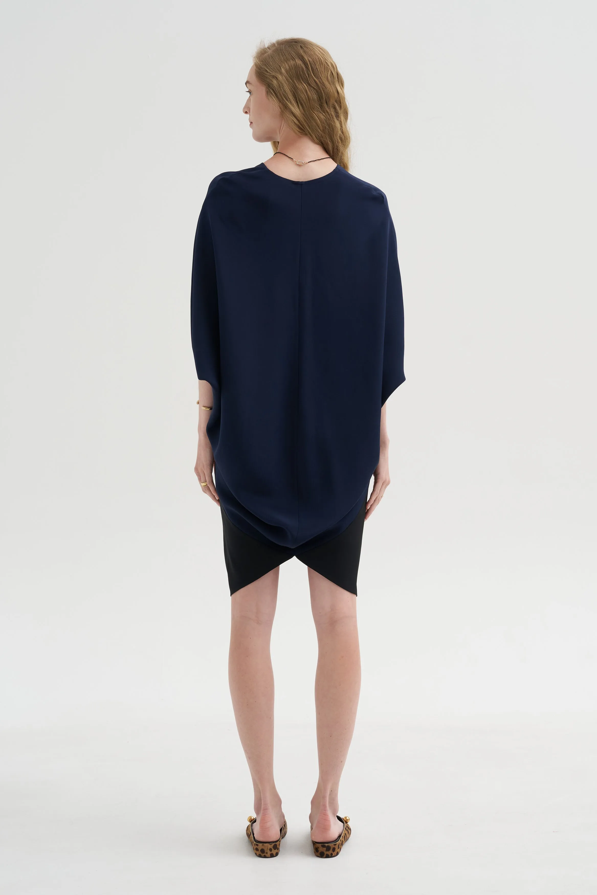 Koya Dress, Ink Jet & Black sold by Kick Pleat product image thumbnail 4