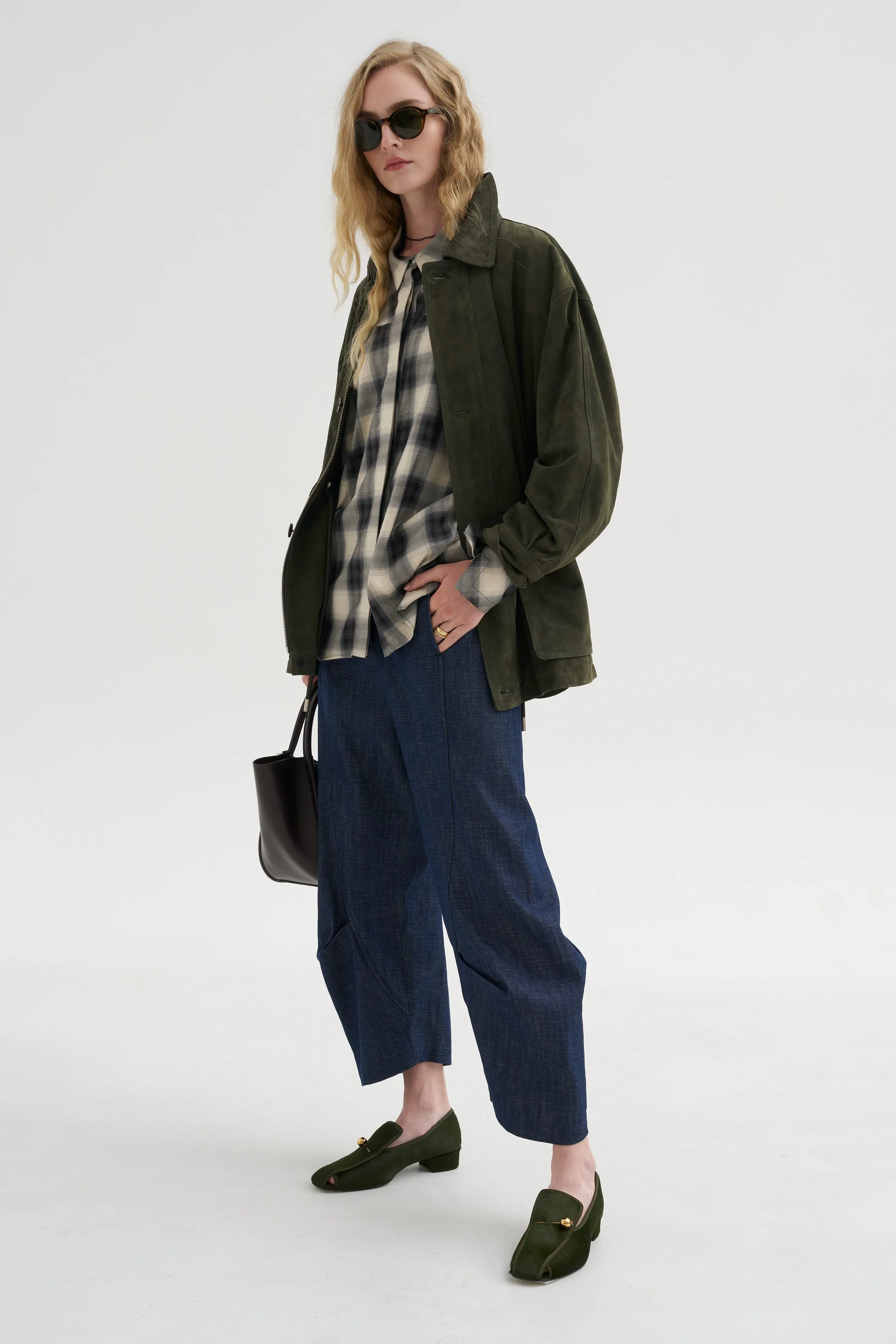 Manu Shirt - City Plaid, Chalk sold by Kick Pleat product image thumbnail 2