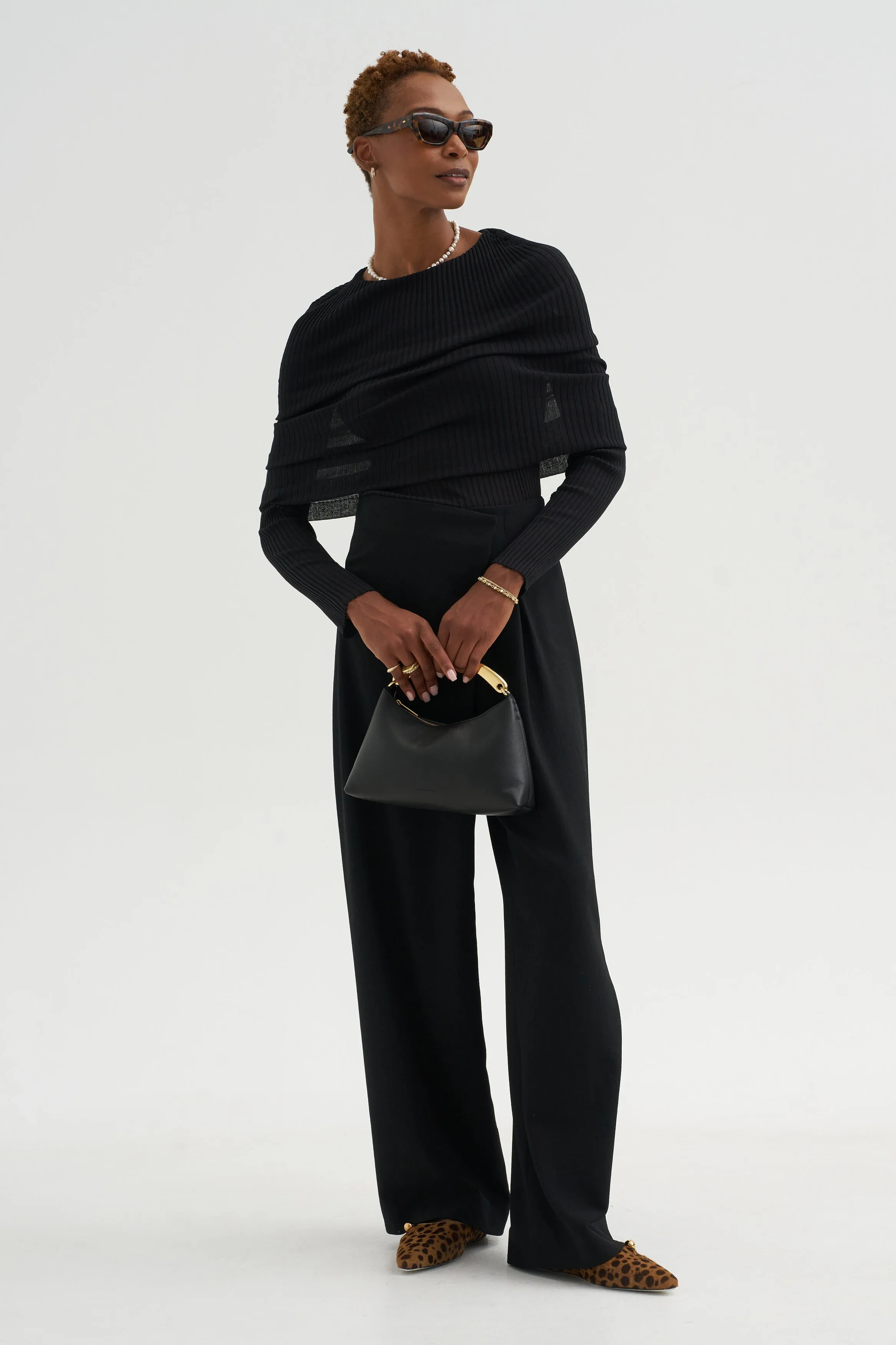 Crossover Pants, Black sold by Kick Pleat product image thumbnail 5