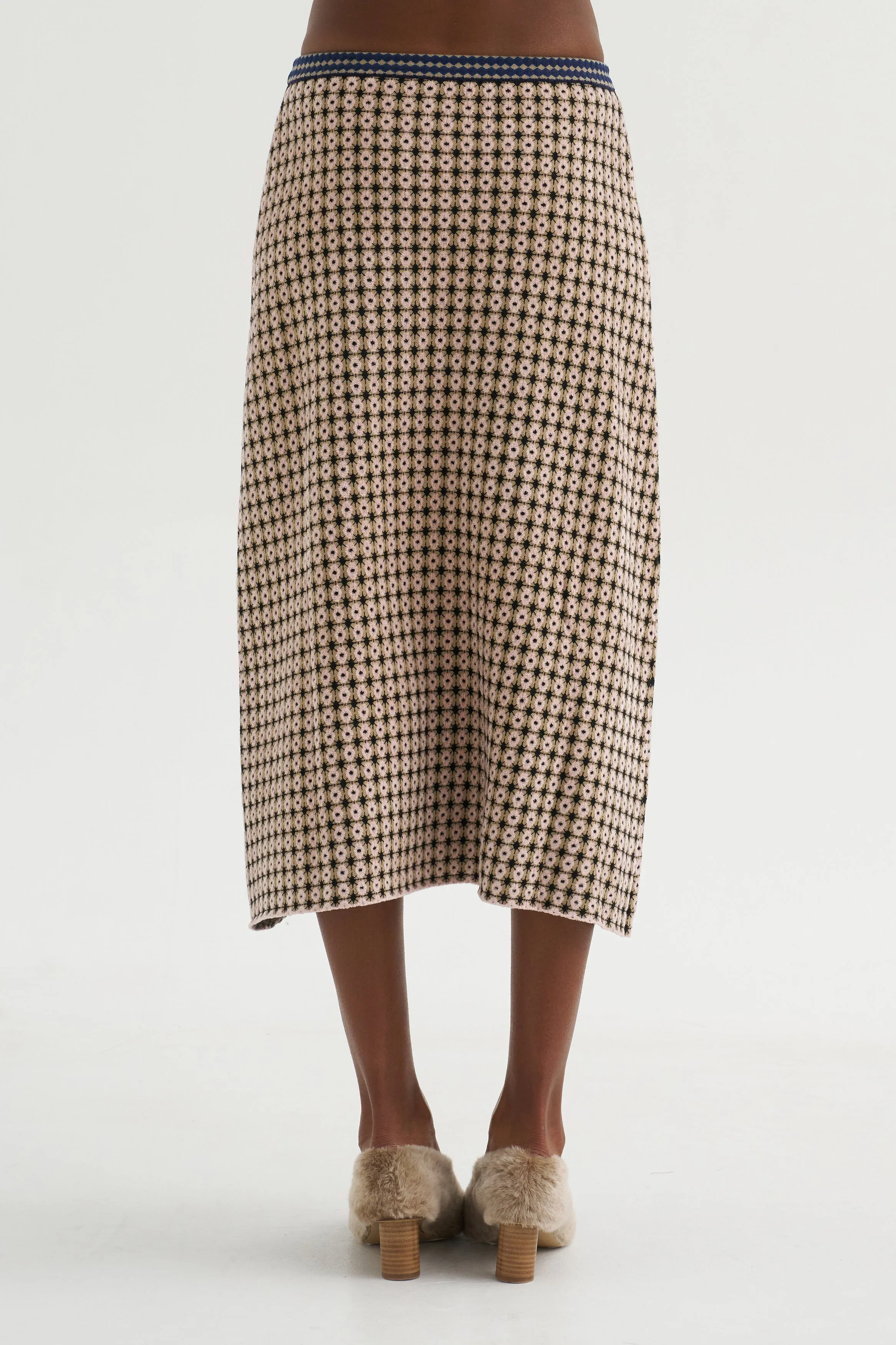Broccada Skirt, Dune Multi sold by Kick Pleat product image thumbnail 4
