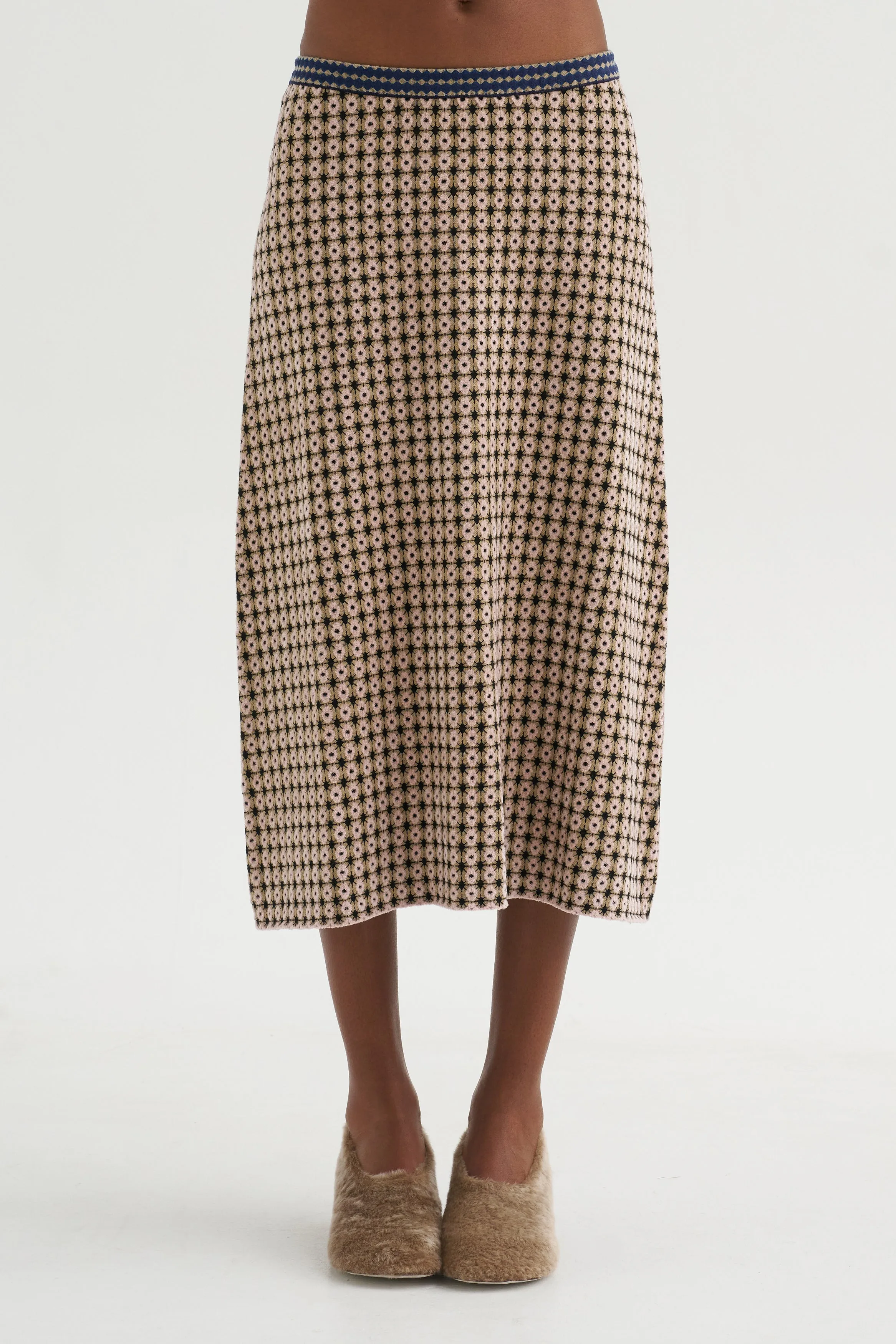 Broccada Skirt, Dune Multi sold by Kick Pleat product image thumbnail 2