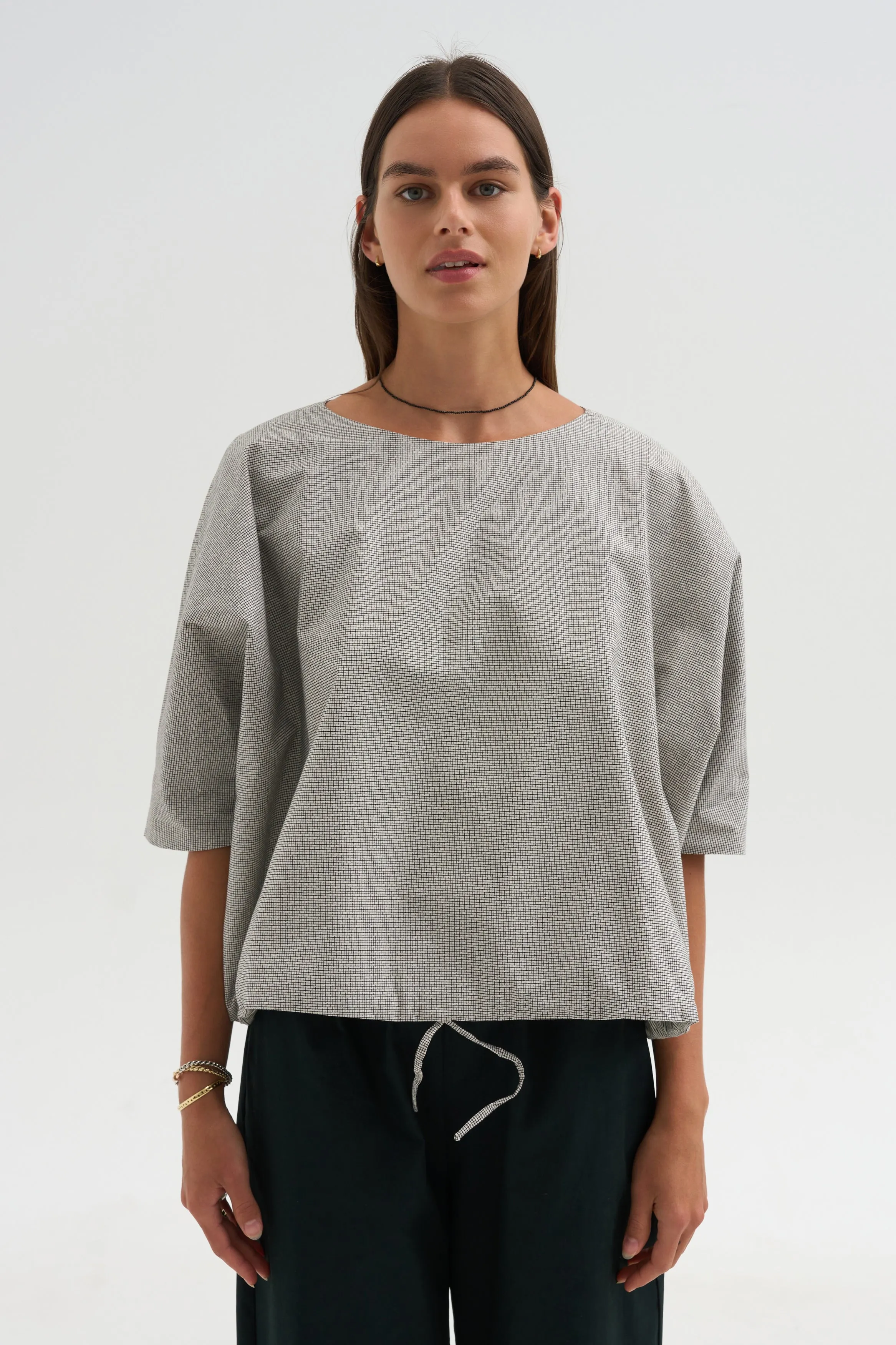 Shirt Printed Cotton, Black Net sold by Kick Pleat product image thumbnail 2
