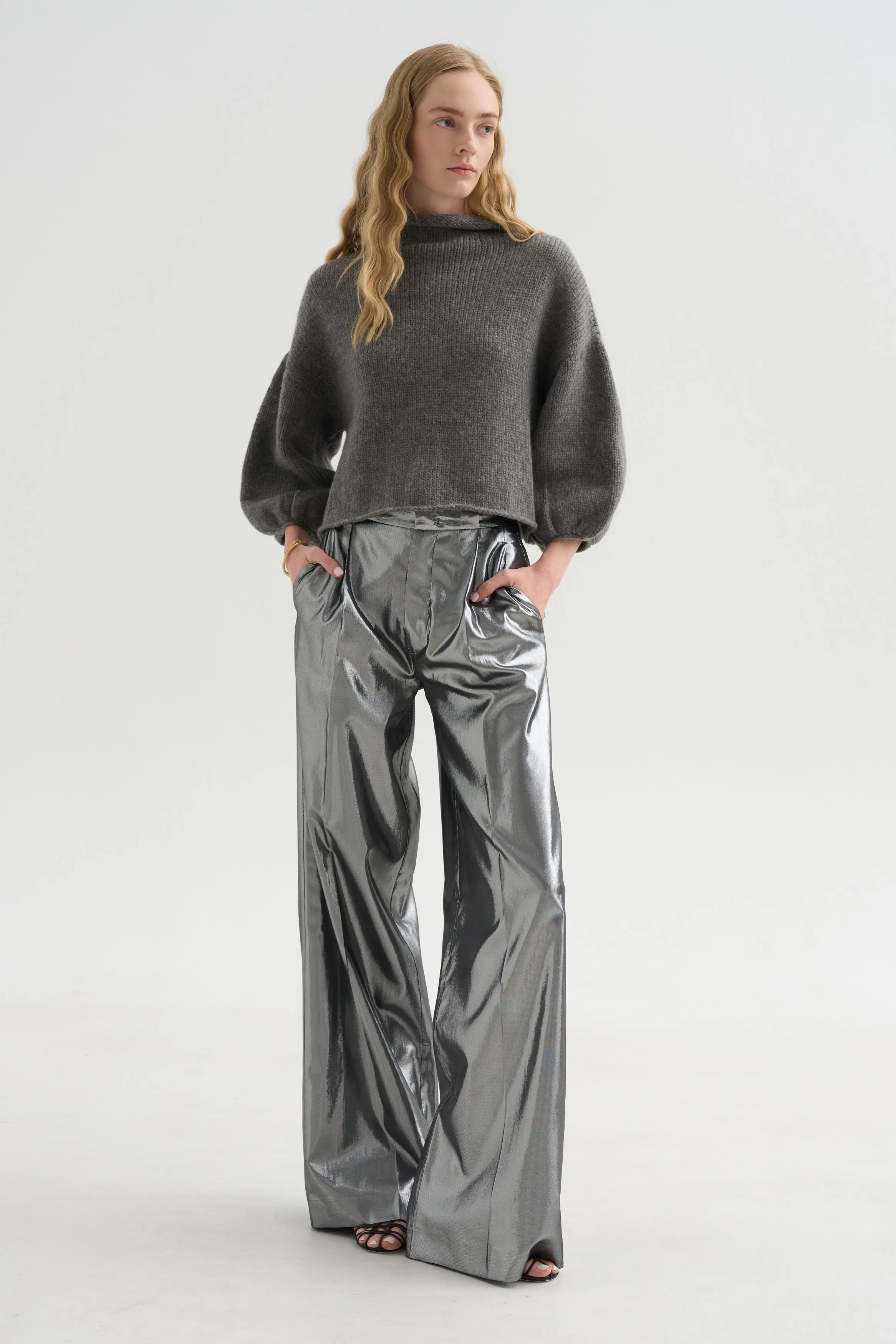 Bogart Trousers, Silver sold by Kick Pleat product image thumbnail 5