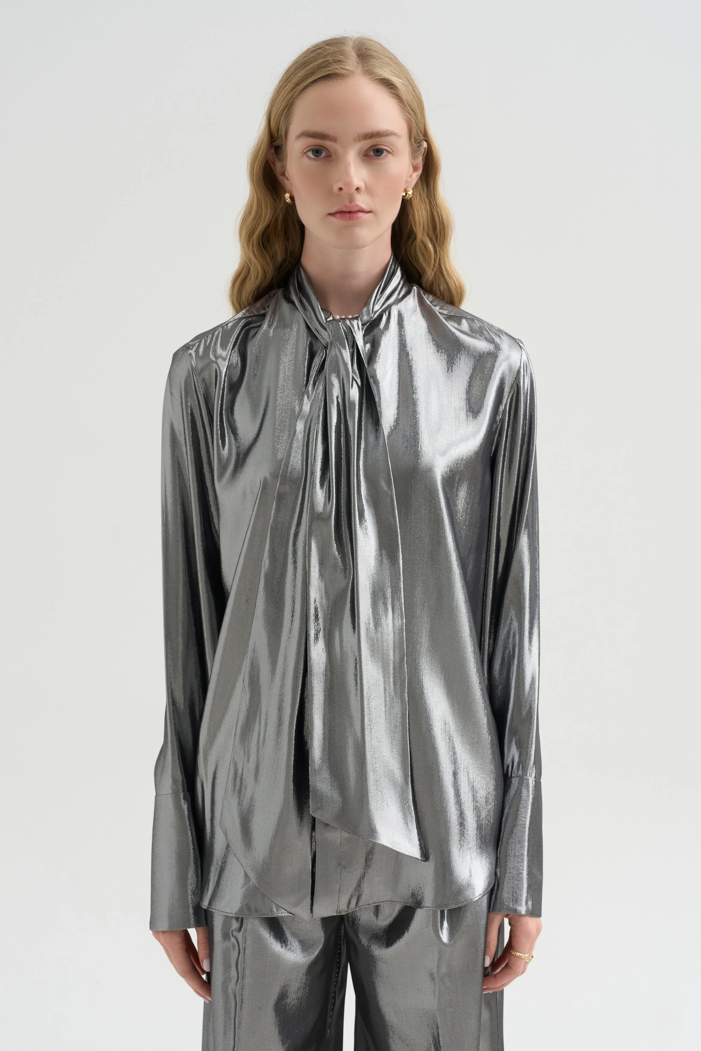 Shirt with Scarf sold by Kick Pleat product image thumbnail 3