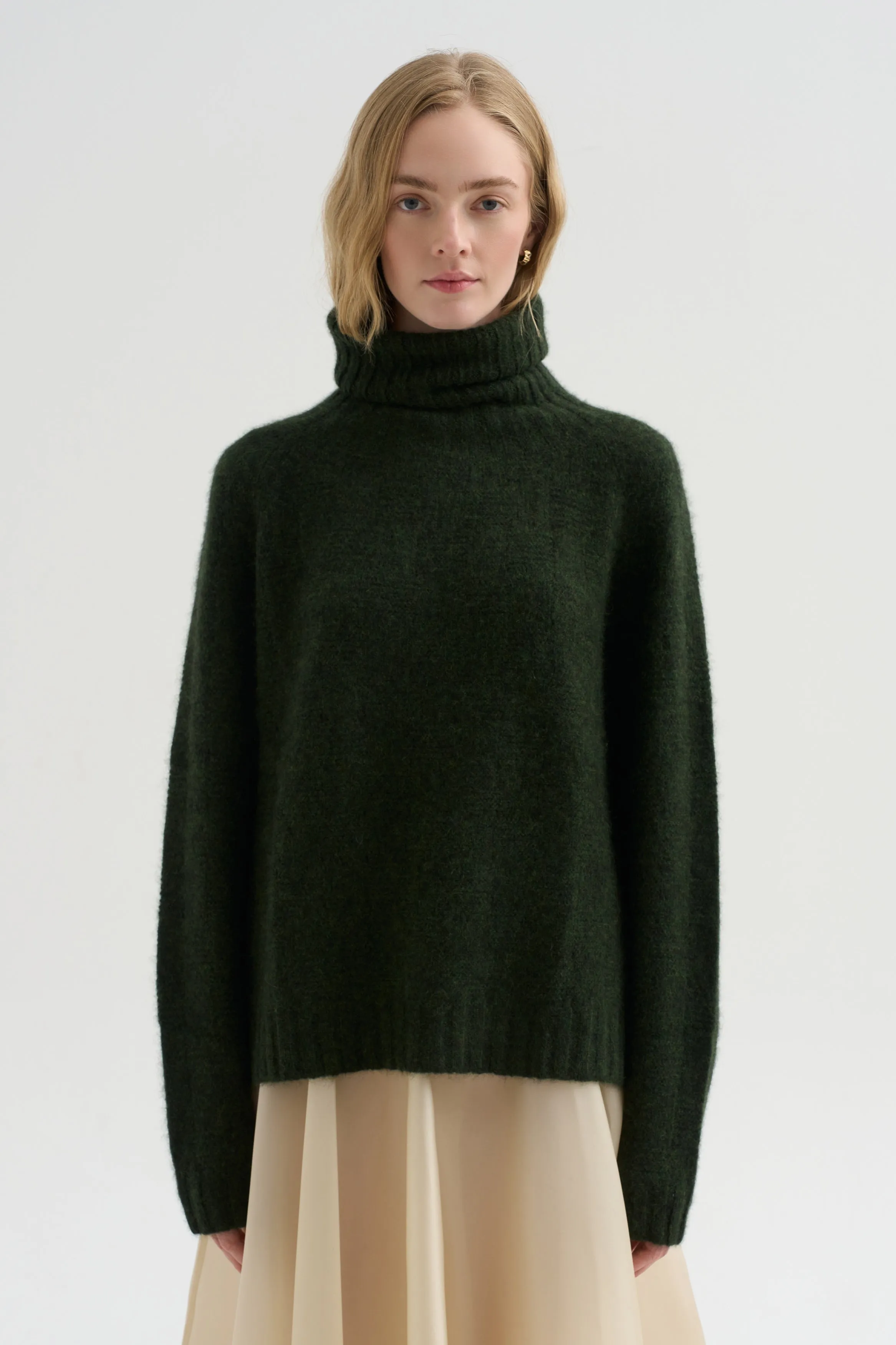 Turtleneck Sweater, Cedar sold by Kick Pleat product image thumbnail 2