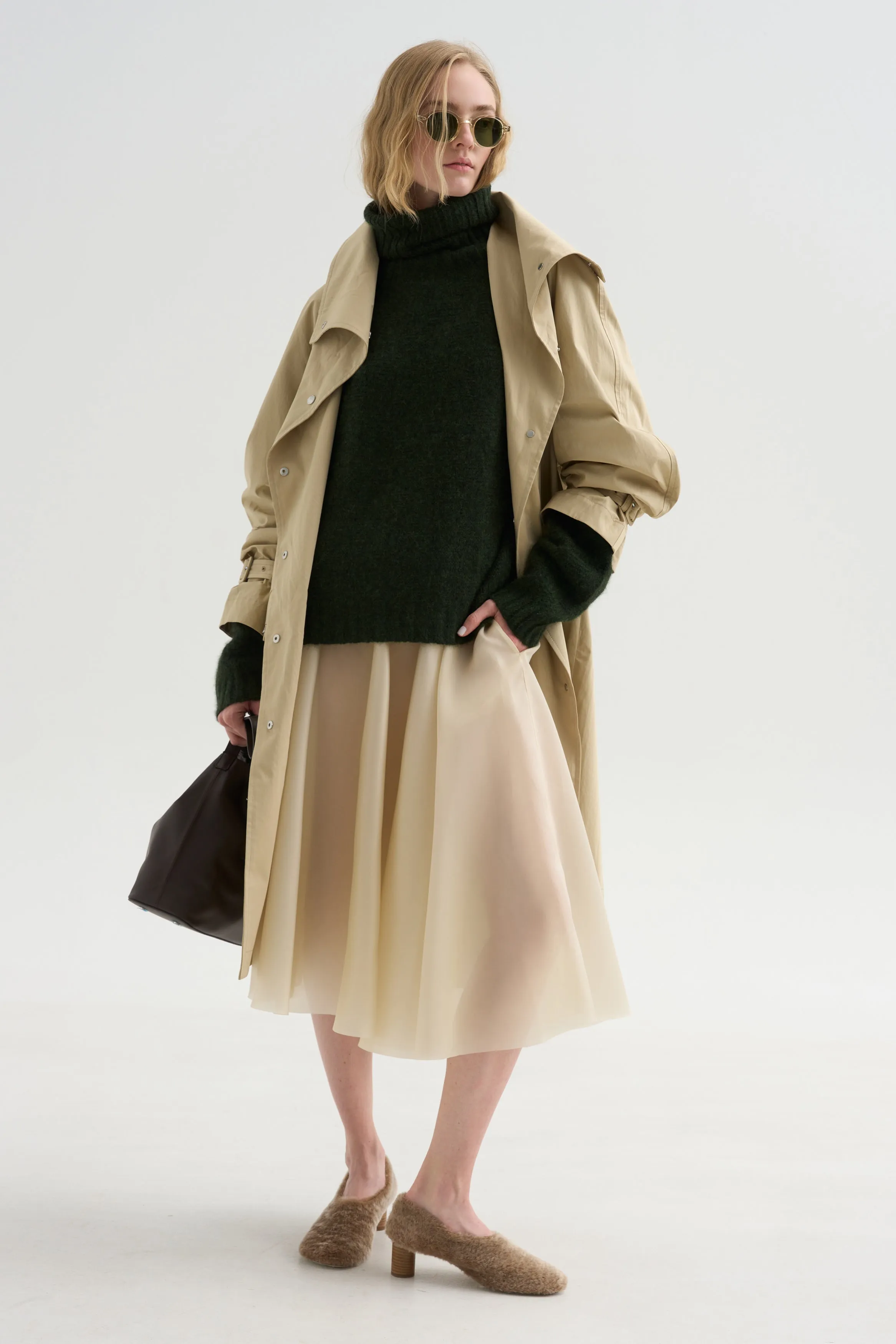 Turtleneck Sweater, Cedar sold by Kick Pleat product image thumbnail 5