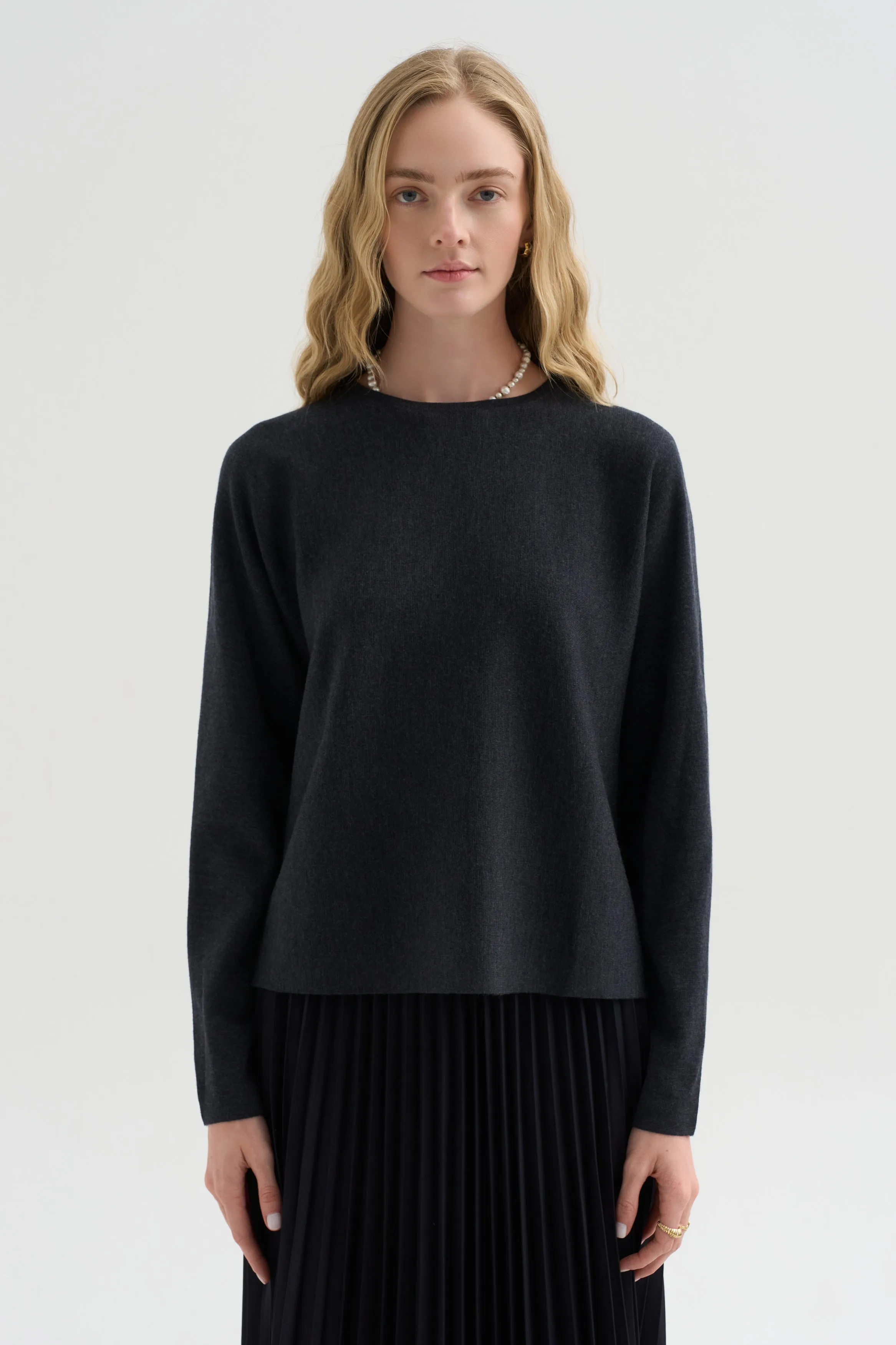 Long Sweater, Vulcano Melange sold by Kick Pleat product image thumbnail 2