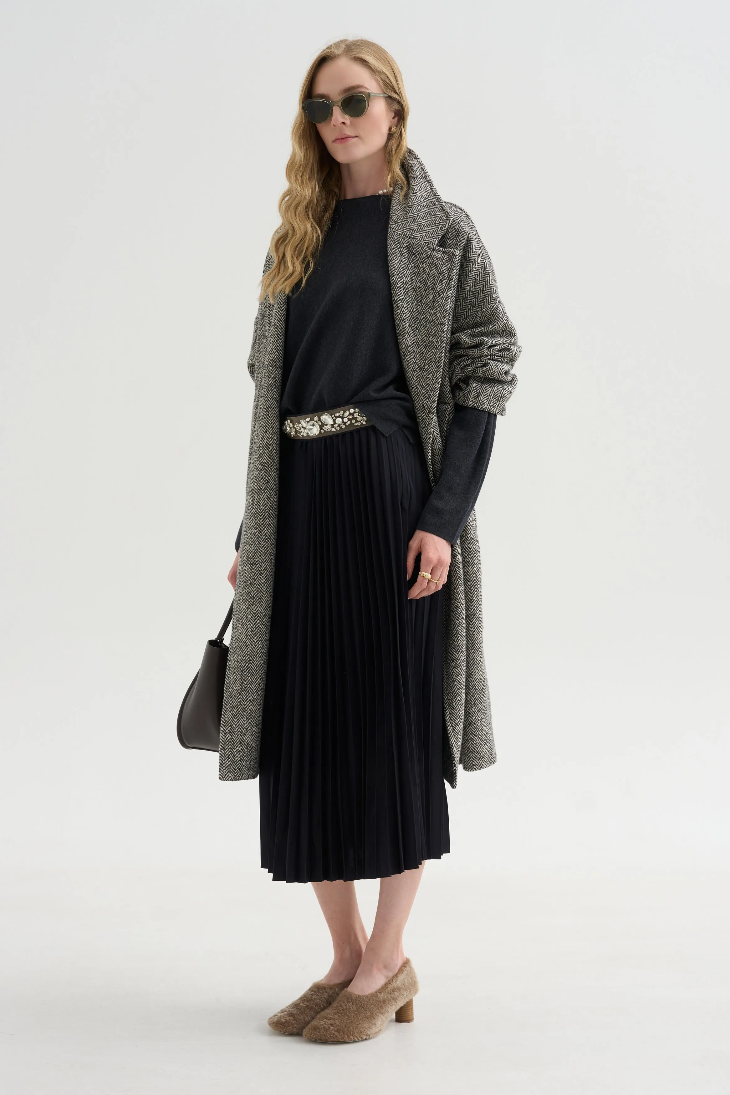 Long Sweater, Vulcano Melange sold by Kick Pleat product image thumbnail 5