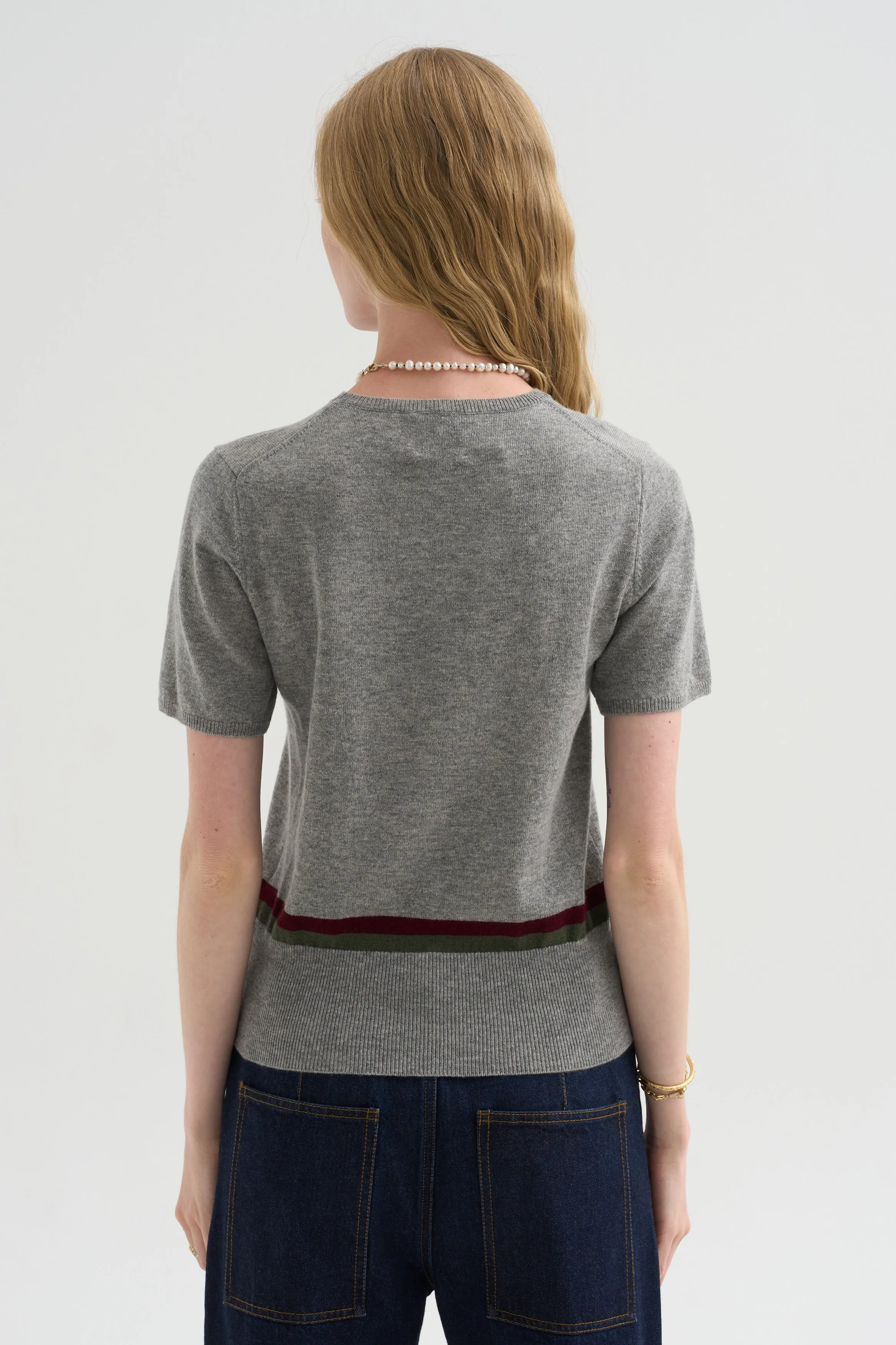 Stripe Sweater, Heather Melange sold by Kick Pleat product image thumbnail 4
