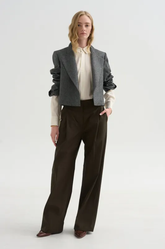 Iza Shirt, White Pepper made by Zero + Maria Cornejo