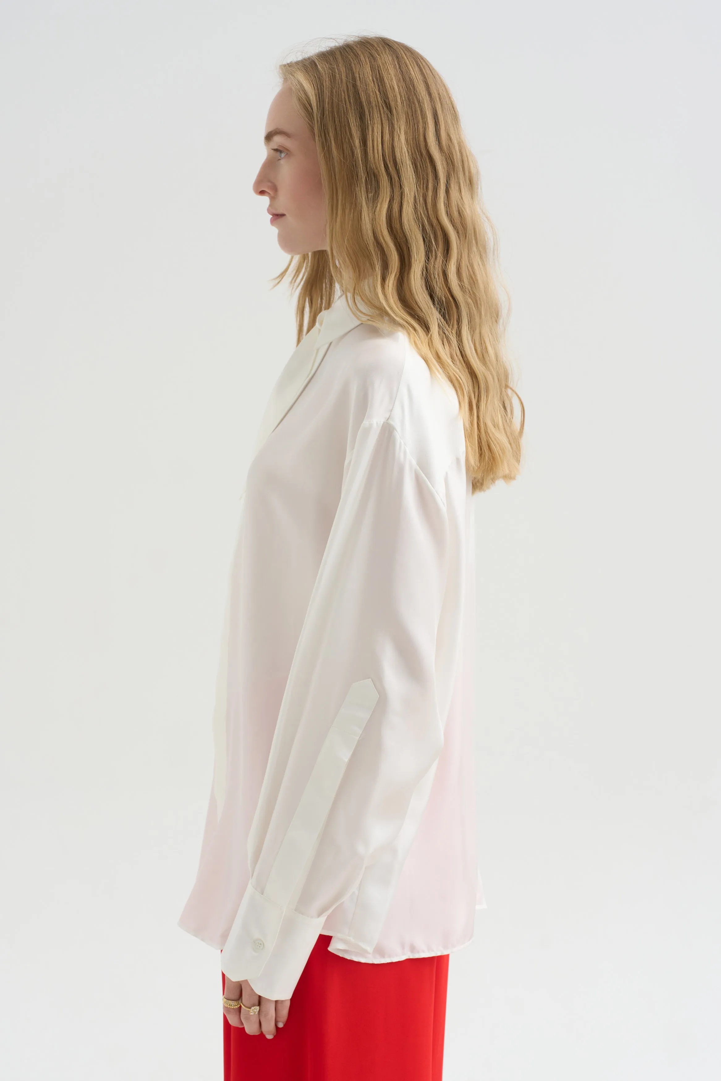 Su Shirt, Ivory sold by Kick Pleat product image thumbnail 3