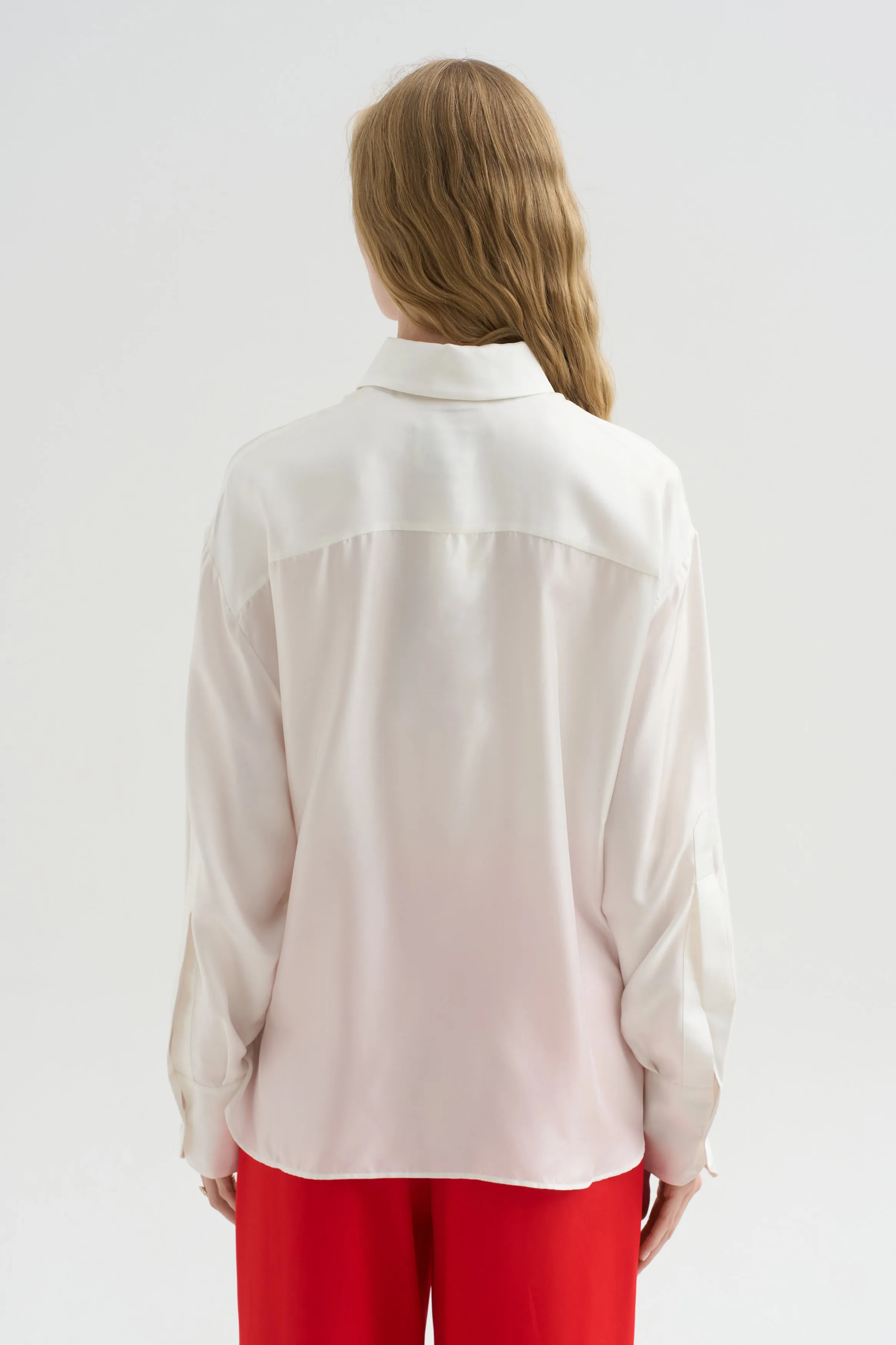 Su Shirt, Ivory sold by Kick Pleat product image thumbnail 4