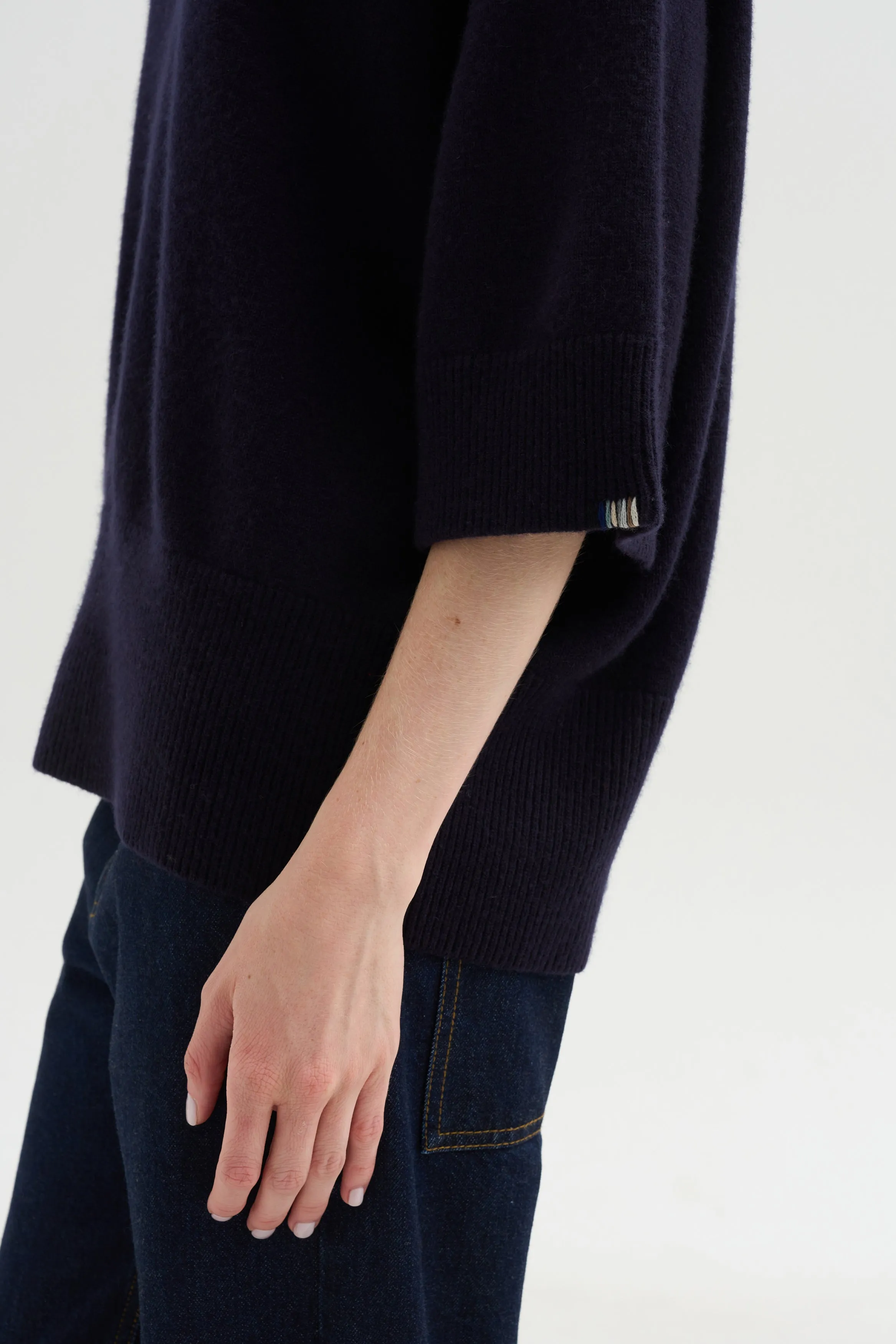 N°433 Sassie, Navy sold by Kick Pleat product image thumbnail 5
