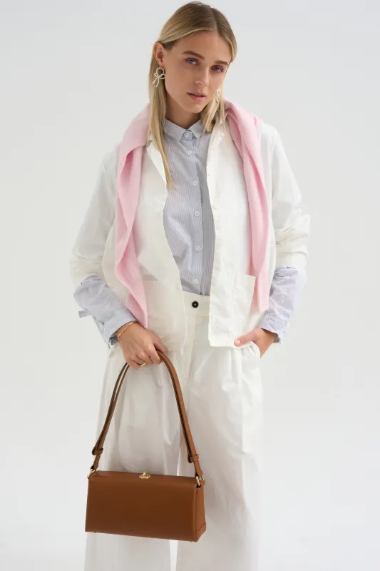 Loose Tyrol Shirt, Multi Stripe made by Bergfabel