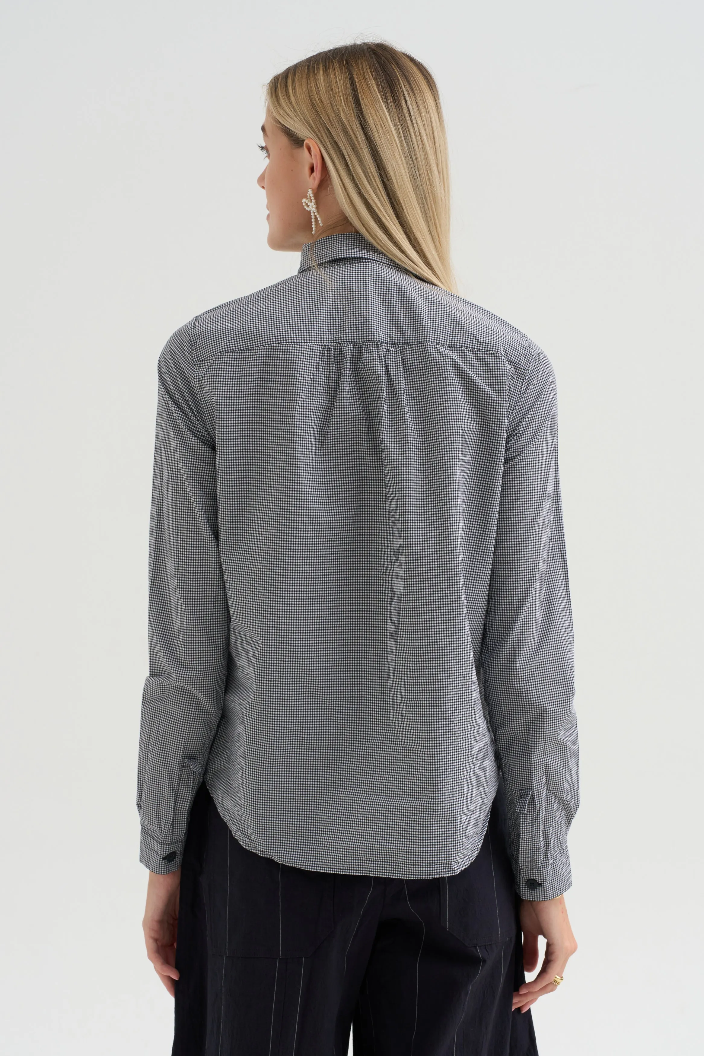 Tyrol Shirt, Micro Check sold by Kick Pleat product image thumbnail 4