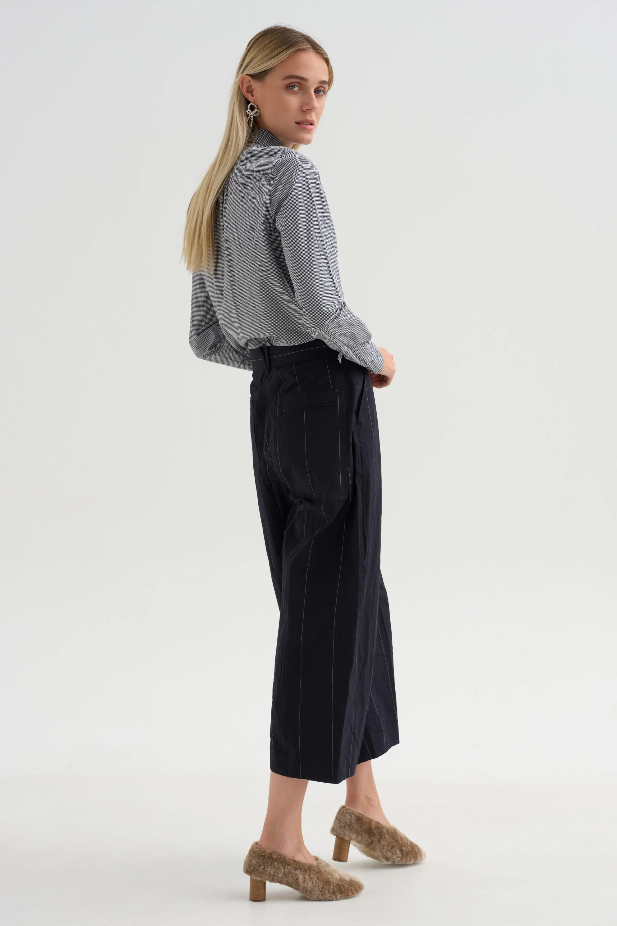 Tyrol Shirt, Micro Check sold by Kick Pleat product image thumbnail 5