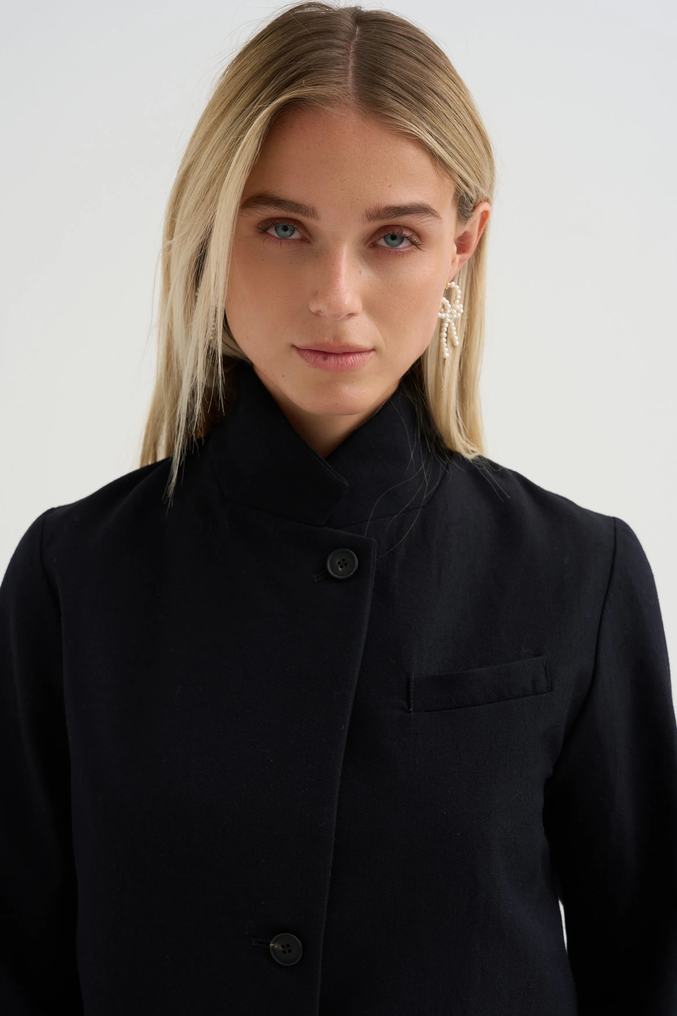 Luisa Jacket, Navy sold by Kick Pleat product image thumbnail 5