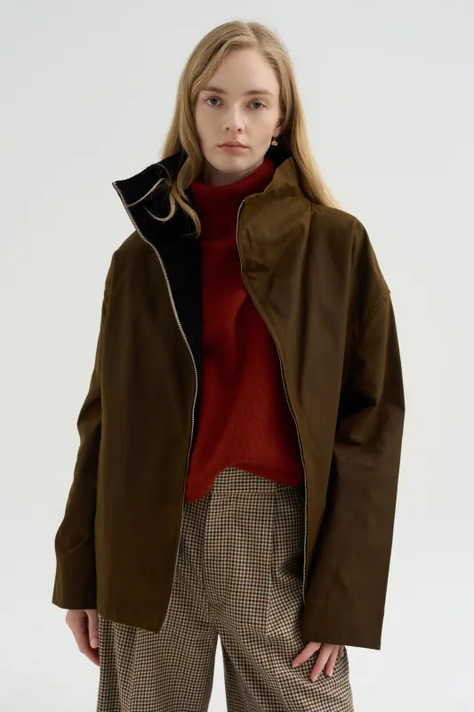 Zipped Country Jacket, Bark made by Toteme