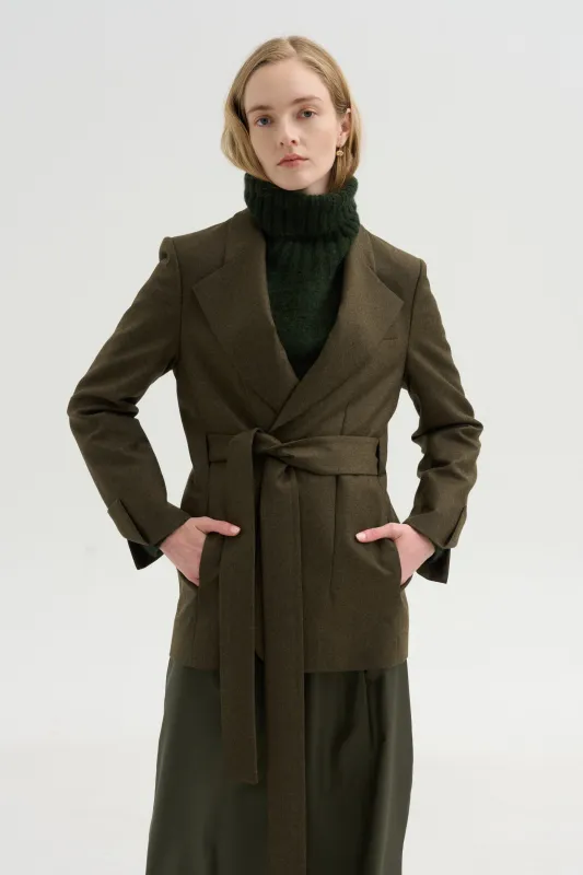 Lauren Jacket, Military Green made by SA SU PHI