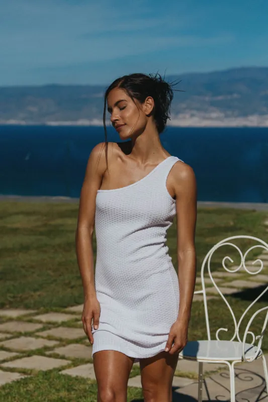 Naomi Dress (White) sold by Bright Swimwear