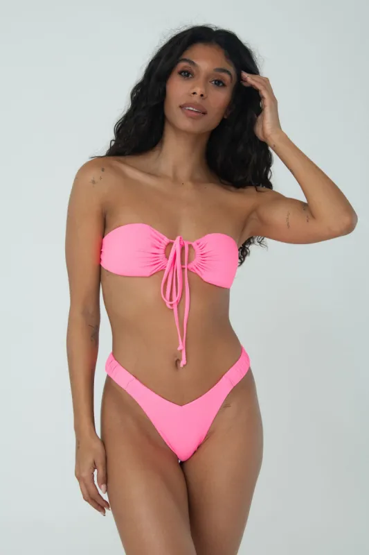 IVY TOP (BUBBLE GUM) sold by Bright Swimwear