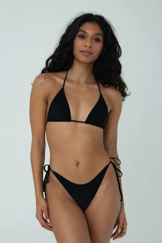 MELODY TOP (BLACK) sold by Bright Swimwear