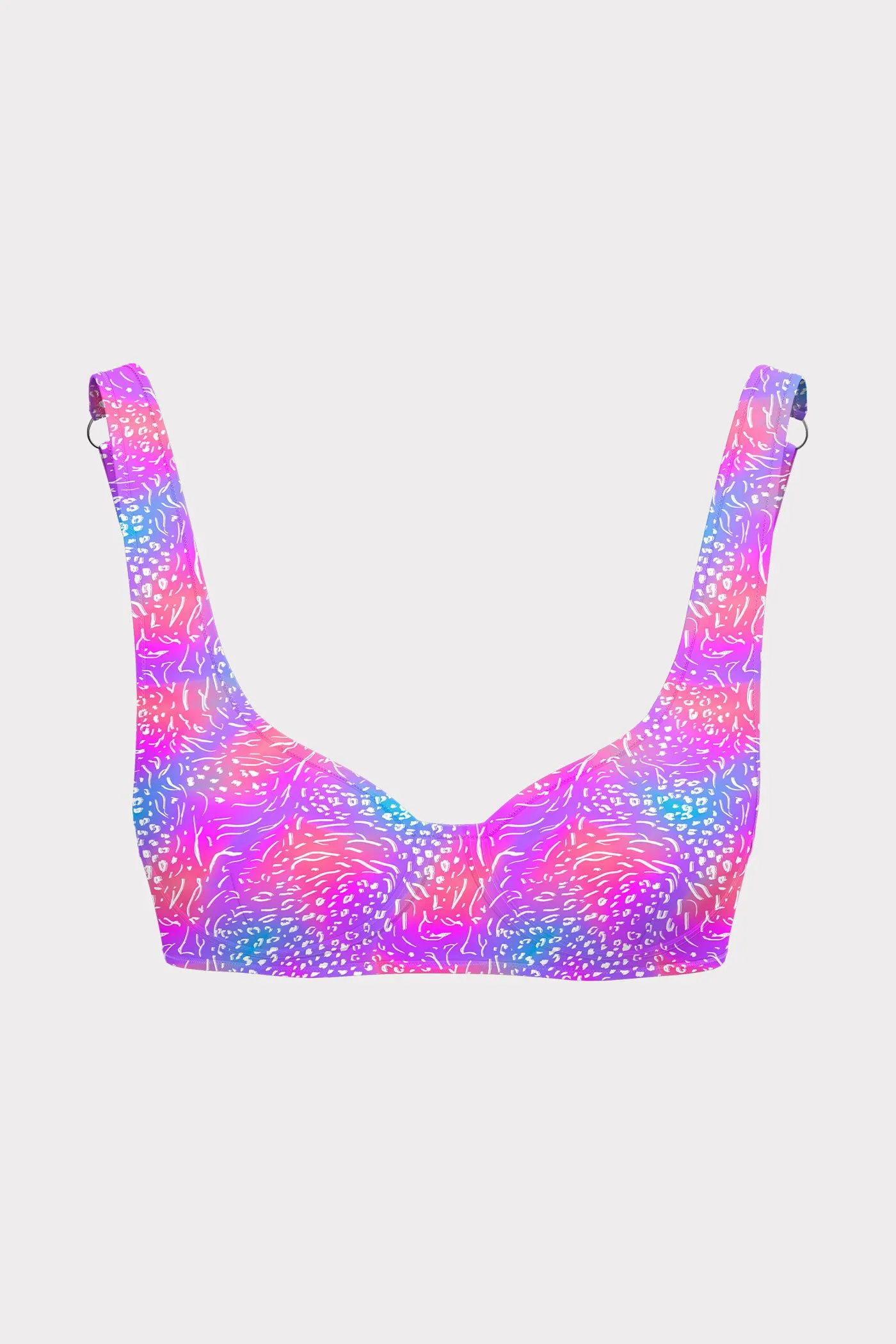 CAPRI TOP (NEON ANIMAL) sold by Bright Swimwear product image thumbnail 5
