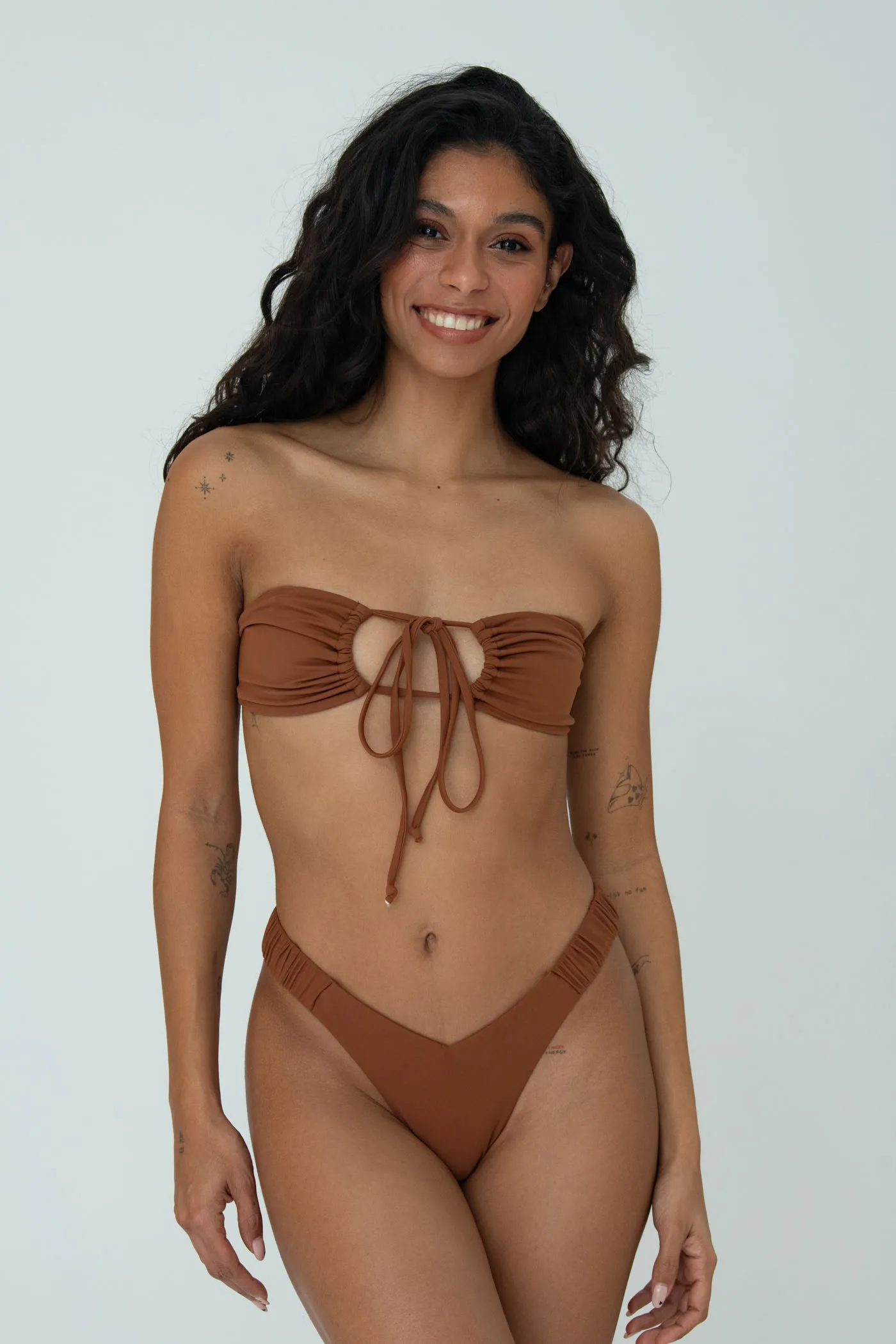 IVY BOTTOM (BROWN) sold by Bright Swimwear product image thumbnail 4