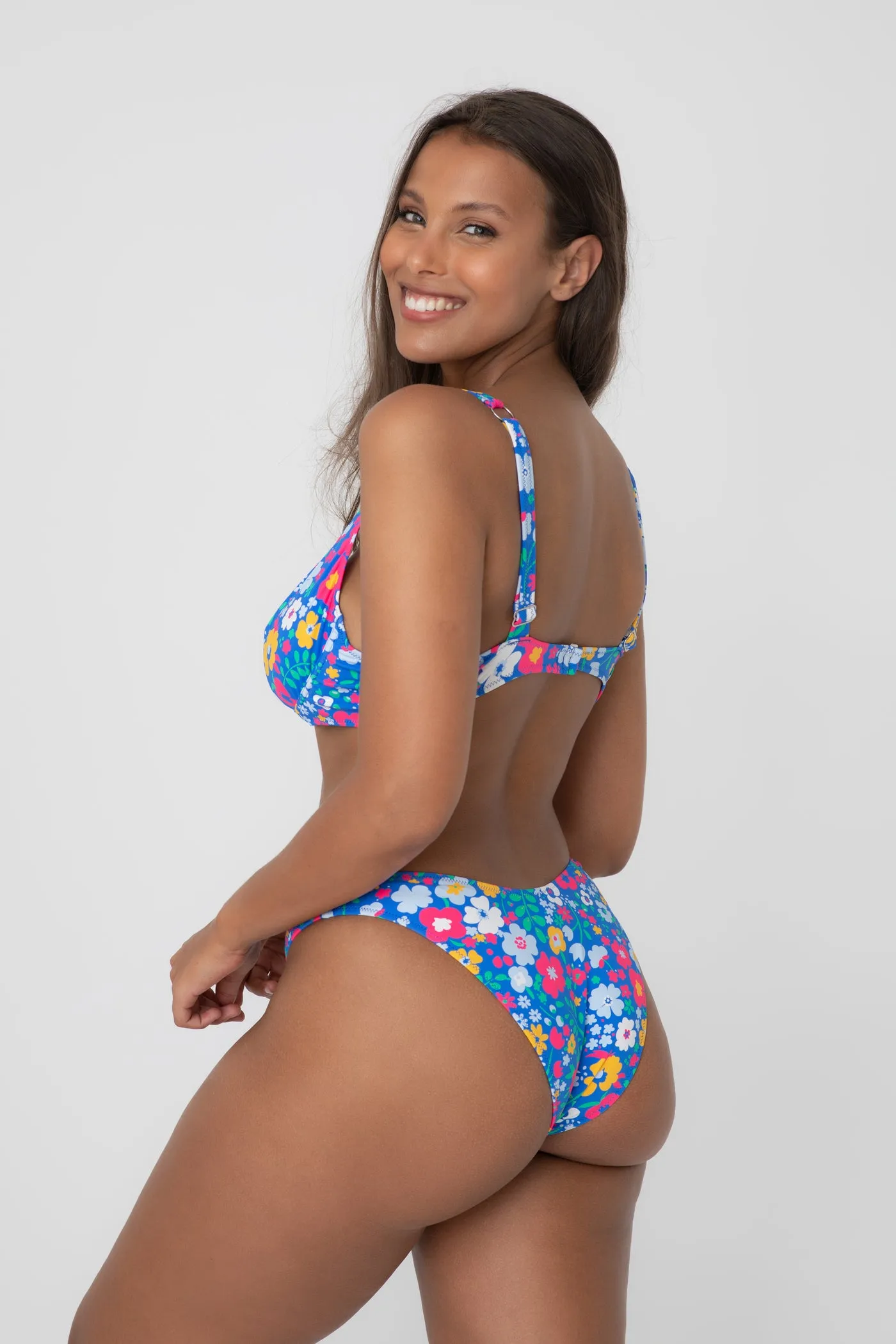 CAPRI TOP (FLOWER GARDEN) sold by Bright Swimwear product image thumbnail 4