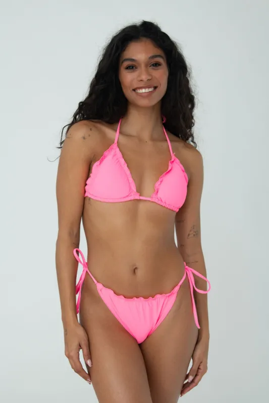 MAYA TOP (BUBBLE GUM) sold by Bright Swimwear