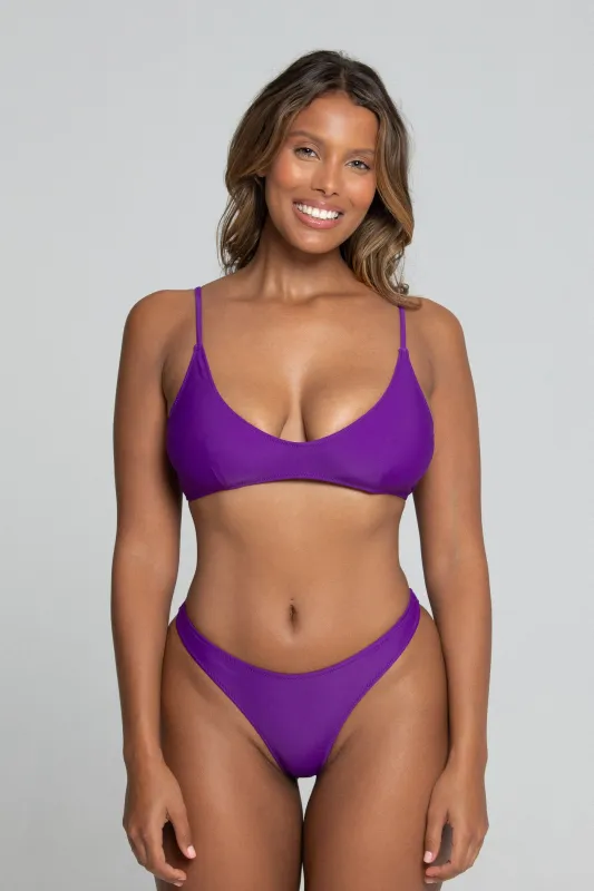 Sofie Top (Dark Purple) sold by Bright Swimwear