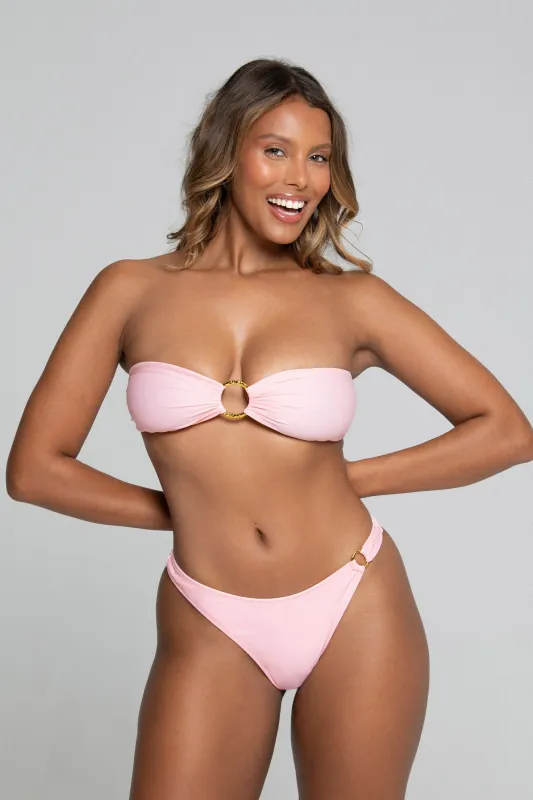Hana Top (Pink Lemonade) sold by Bright Swimwear