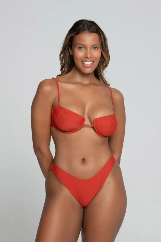 LOLA TOP (RUBY) sold by Bright Swimwear