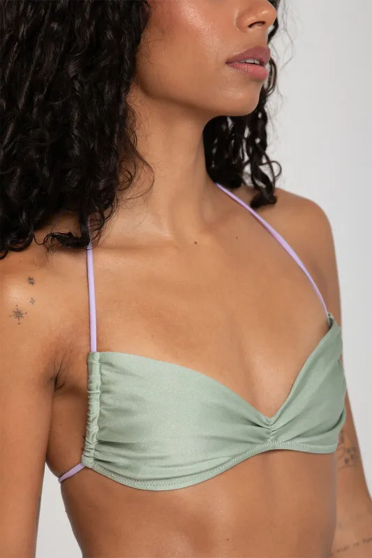 Azura Top (Matcha) sold by Bright Swimwear