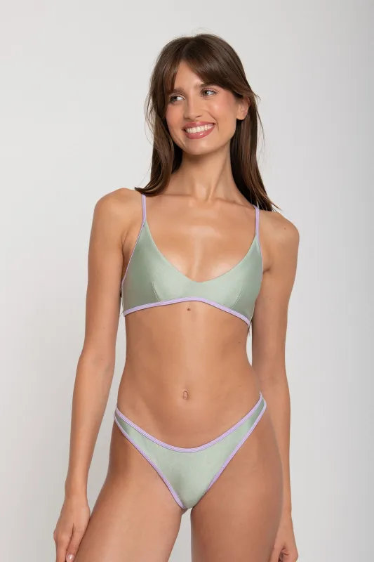 Sofie Top (Matcha) sold by Bright Swimwear
