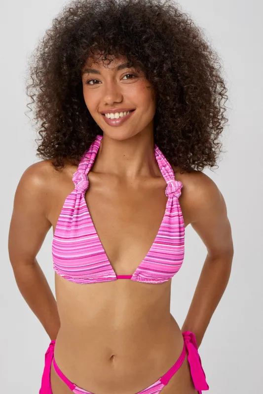 Bella Top (Raspberry) made by Bright Swimwear