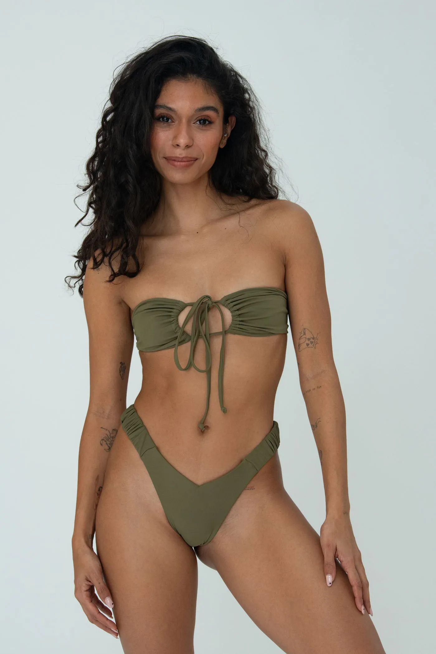 IVY BOTTOM (OLIVE) sold by Bright Swimwear product image thumbnail 3
