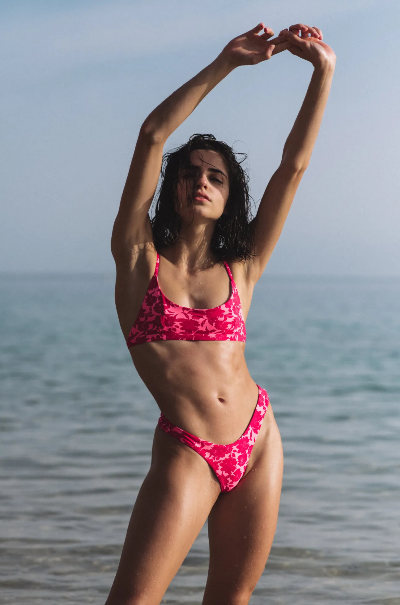 BALI TOP (OUTLINE FLORAL) sold by Bright Swimwear product image thumbnail 3
