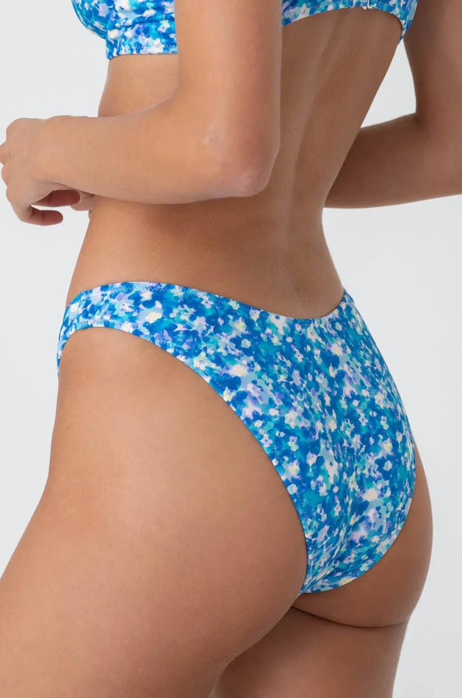 Capri Bottom (Aqua Floral) sold by Bright Swimwear product image thumbnail 3